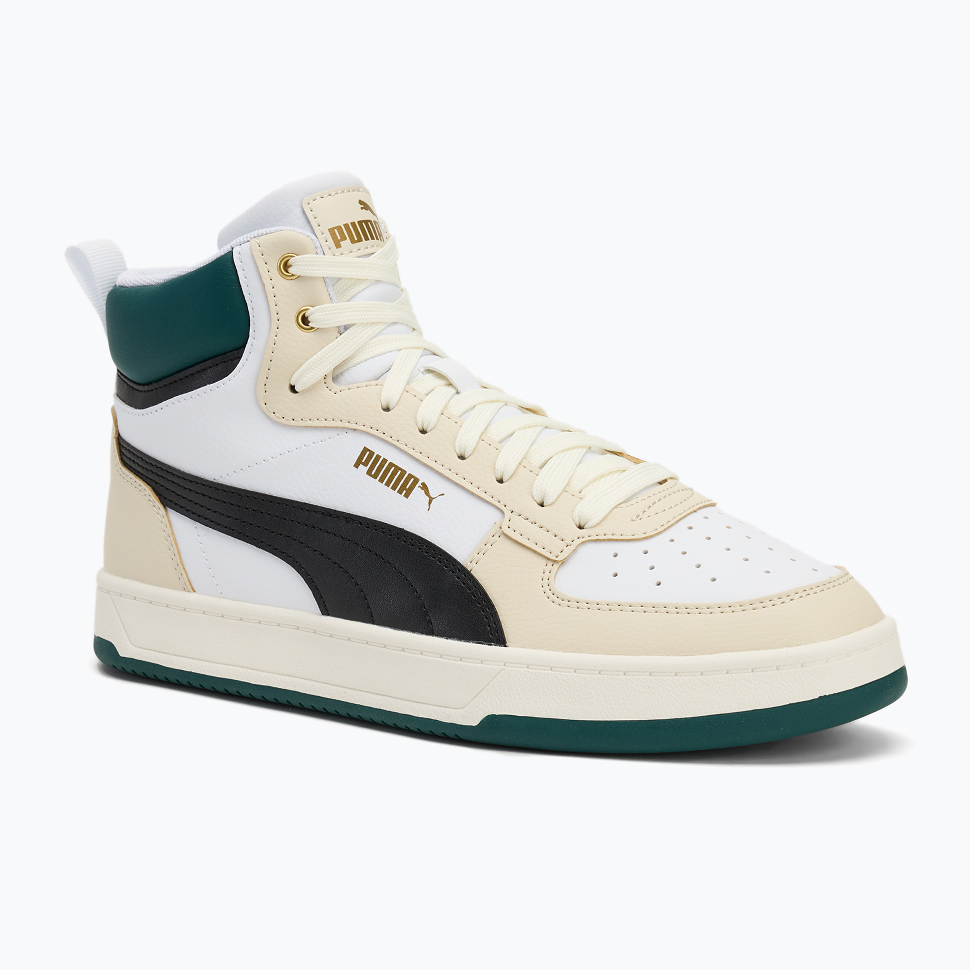 Buty PUMA Caven 2.0 Mid puma white/puma black/alpine snow/warm white/gold | WYSYŁKA W 24H | 30 DNI NA ZWROT