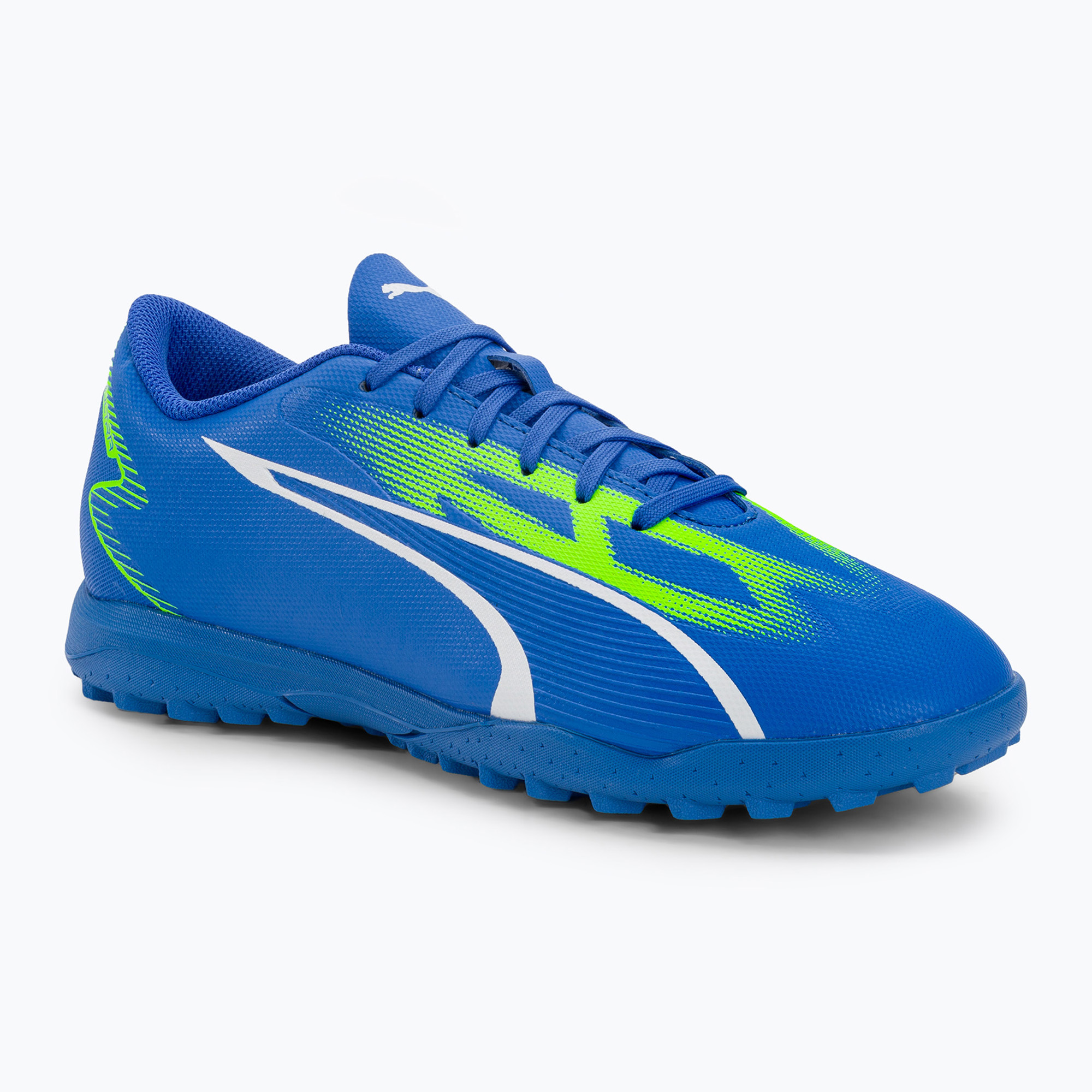 Фото - Футбольні бутси Puma Buty piłkarskie dziecięce  Ultra Play TT ultra blue/ white/pro gre 