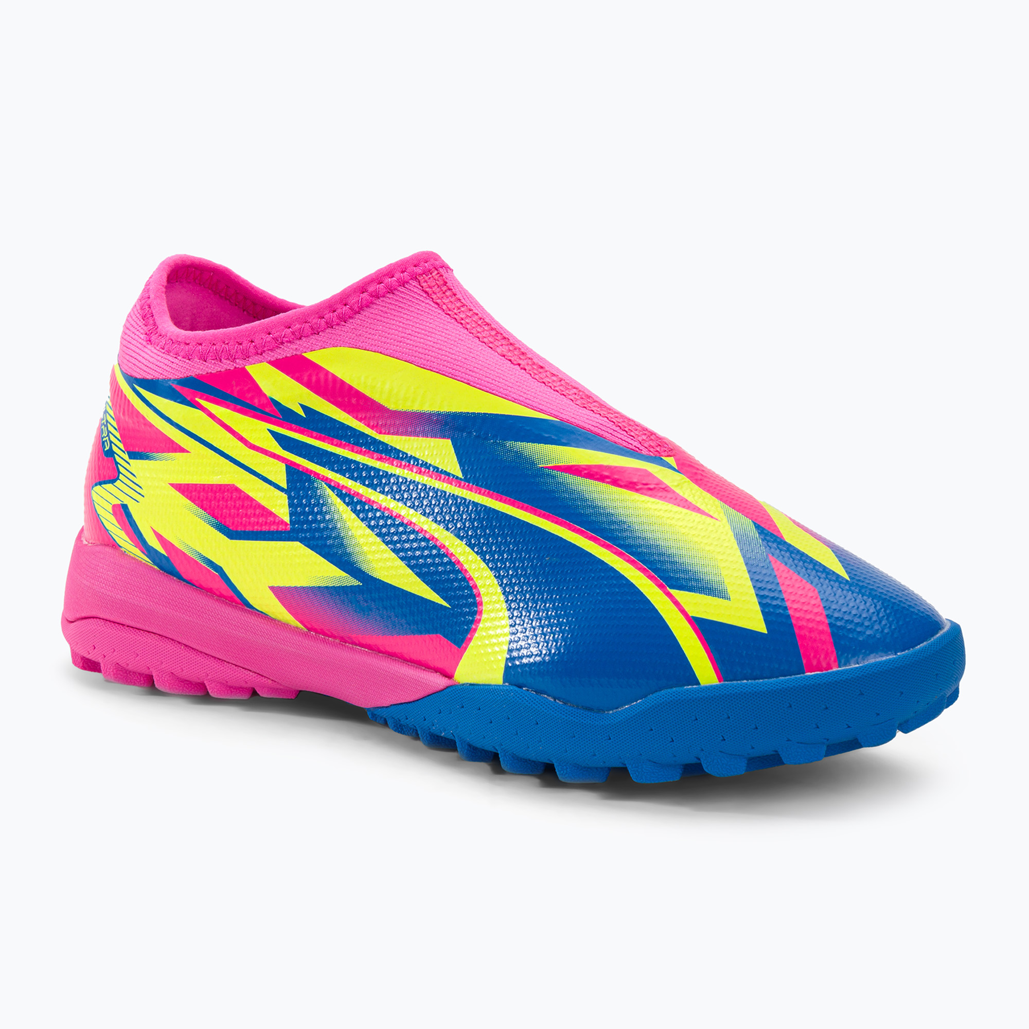 Фото - Футбольні бутси Puma Buty piłkarskie dziecięce  Ultra Match LL Energy TT + Mid luminous pin 