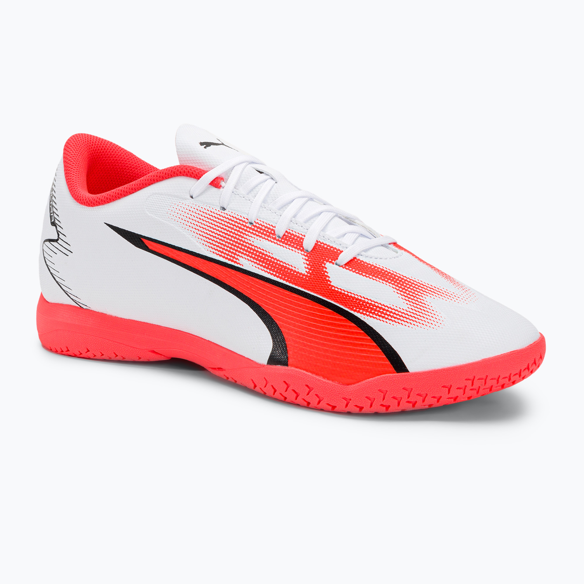 Buty piłkarskie męskie PUMA Ultra Play IT puma white/puma black/fire orchid | WYSYŁKA W 24H | 30 DNI NA ZWROT