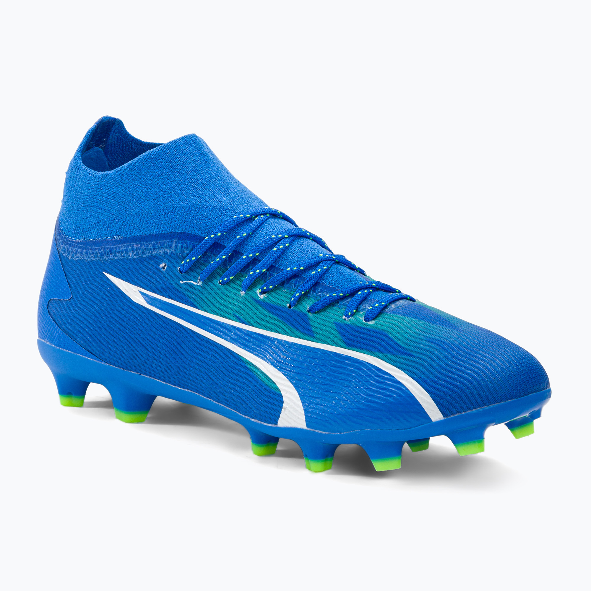 Buty piłkarskie dziecięce PUMA Ultra Pro FG/AG ultra blue/puma white/pro green | WYSYŁKA W 24H | 30 DNI NA ZWROT