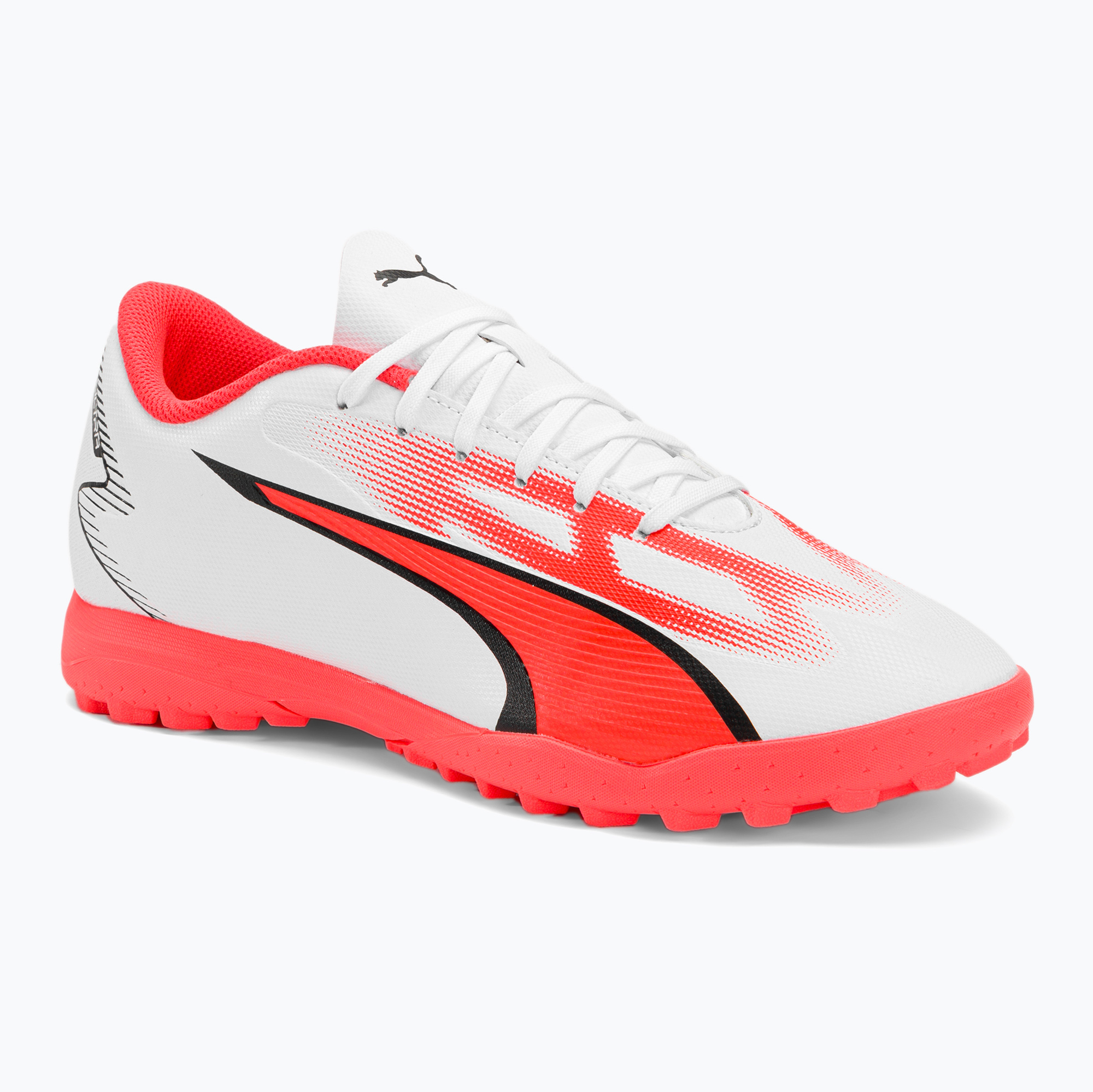 Фото - Футбольні бутси Puma Buty piłkarskie męskie  Ultra Play TT  white/ black/fire orchid | WYSYŁKA W 24H | 30 DNI NA ZWROT 