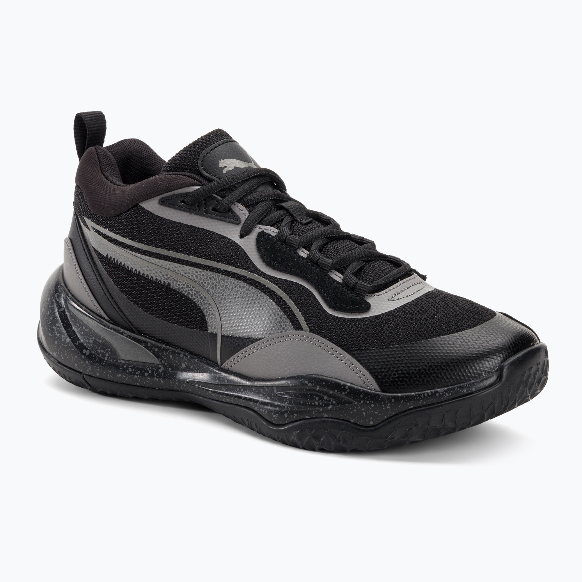 Buty do koszykówki męskie PUMA Playmaker Pro Trophies puma aged silver/cast iron/puma black | WYSYŁKA W 24H | 30 DNI NA ZWROT