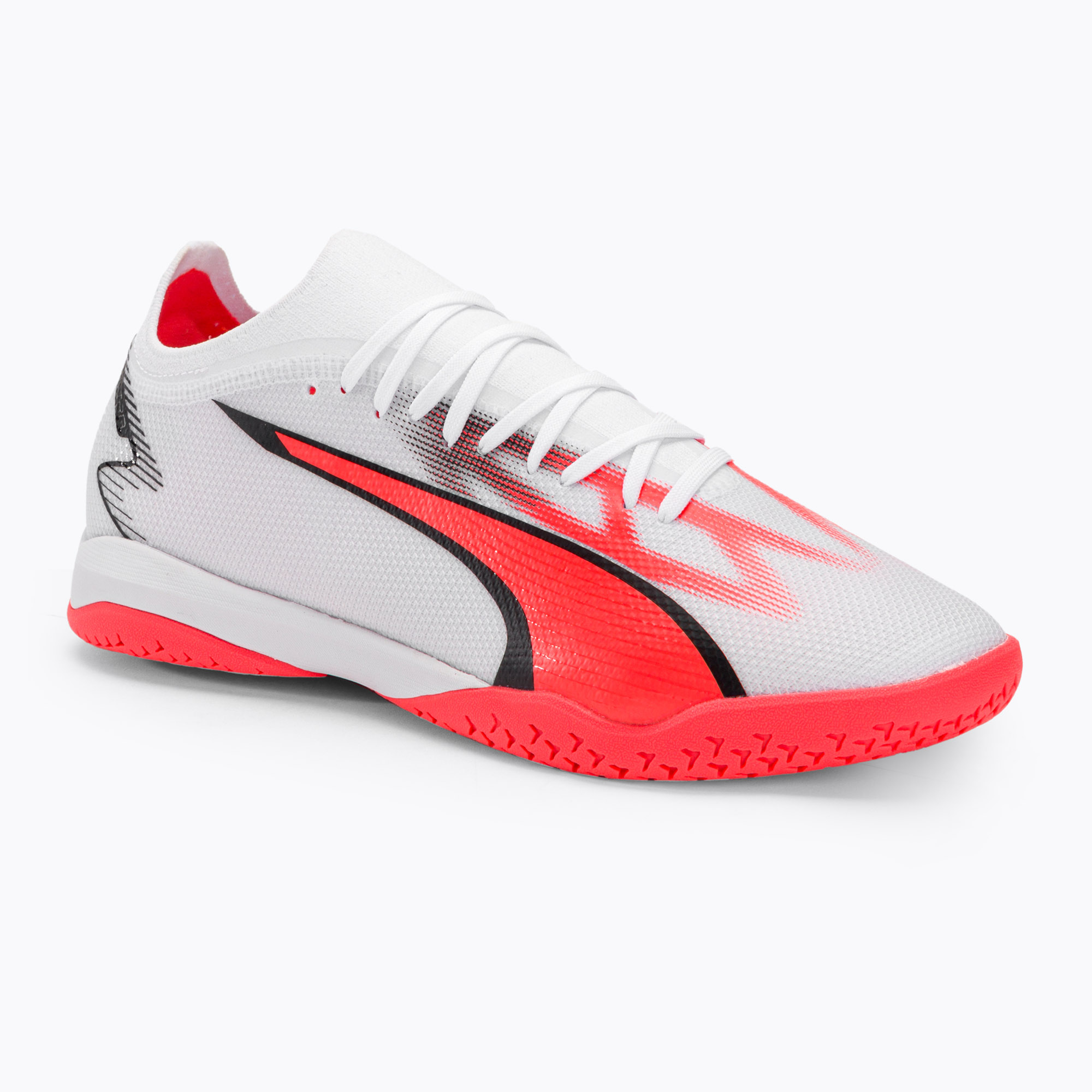 Zdjęcia - Buty piłkarskie Puma  męskie  Ultra Match IT  white/ black/fire orch 