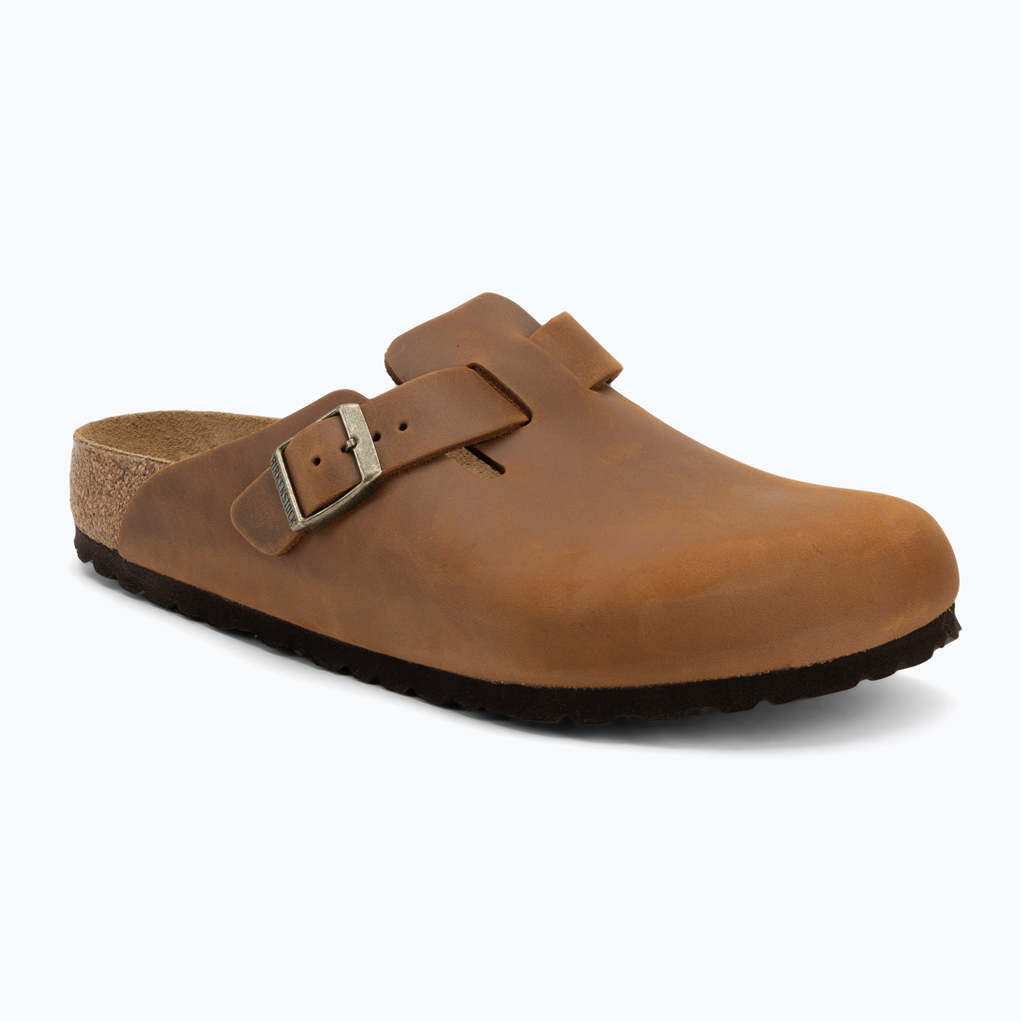 Klapki BIRKENSTOCK Boston LEOI Regular cognac 