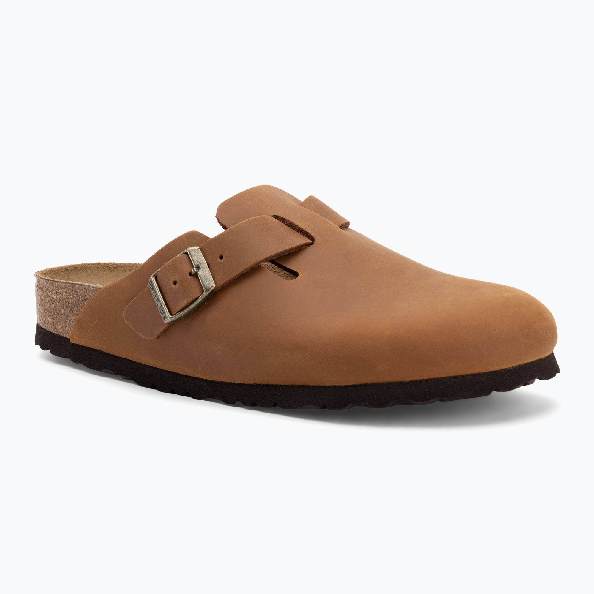 Klapki BIRKENSTOCK Boston LEOI Narrow cognac 