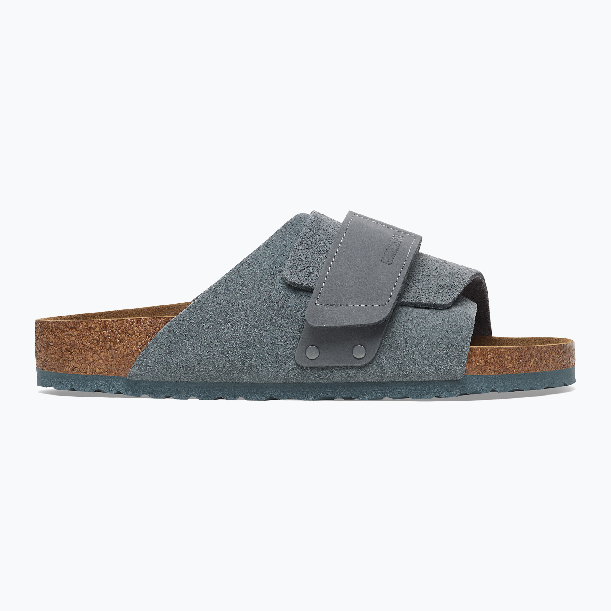 Klapki BIRKENSTOCK Kyoto LENB/LEVE Narrow basalt gray 