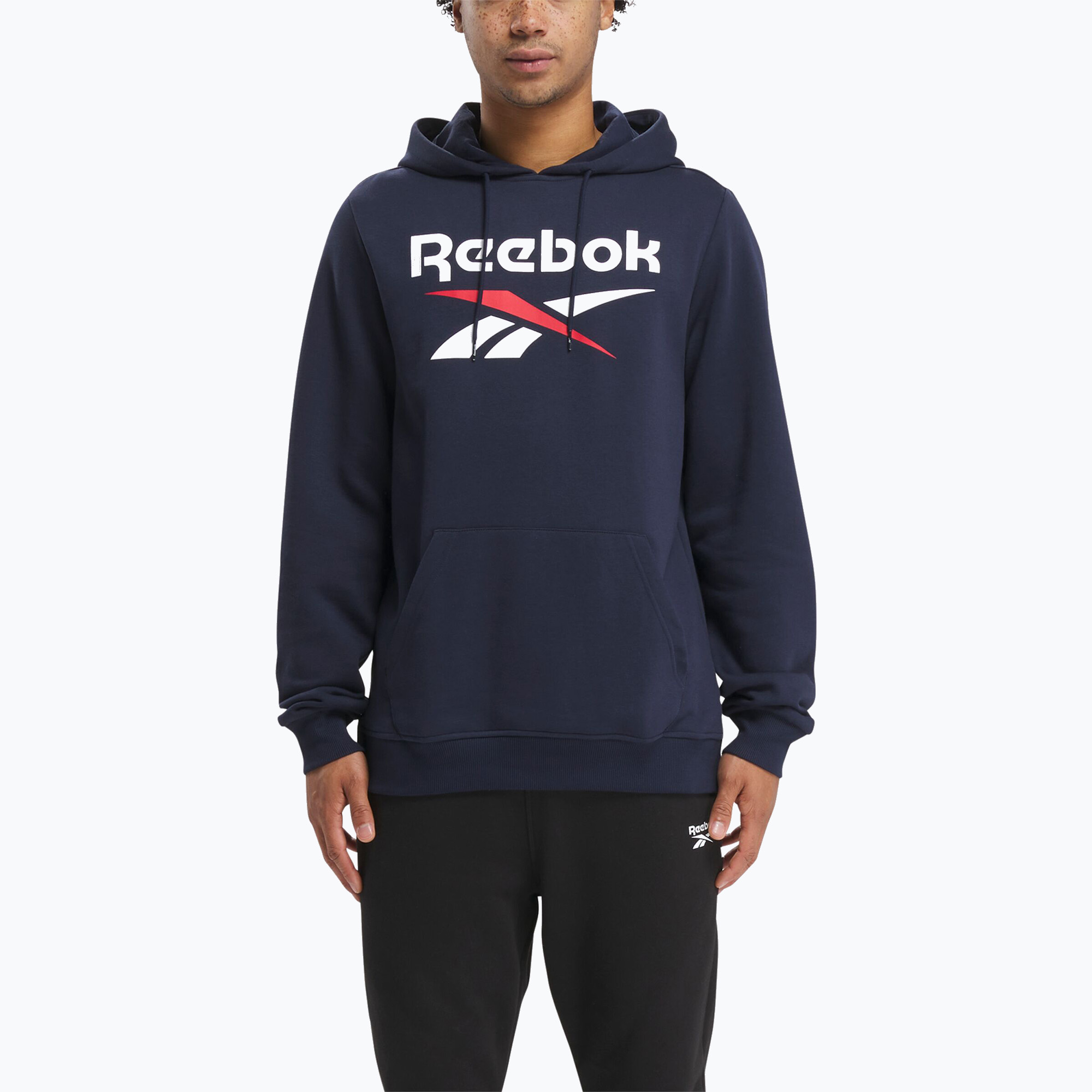 Bluza męska Reebok Reebok Identity Big Logo Fleece Hoodie vector navy | WYSYŁKA W 24H | 30 DNI NA ZWROT