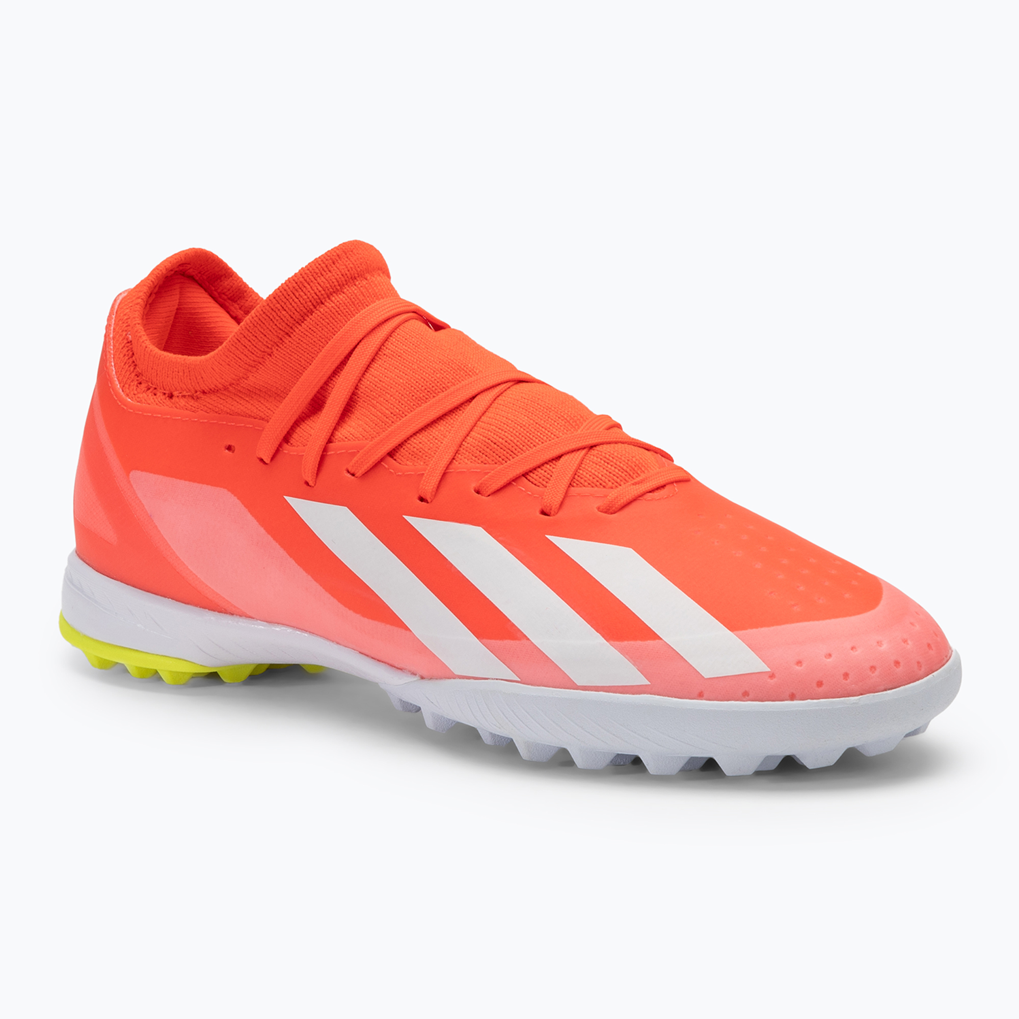 Фото - Футбольні бутси Adidas Buty piłkarskie męskie  X Crazyfast League TF solar red/cloud white/ 