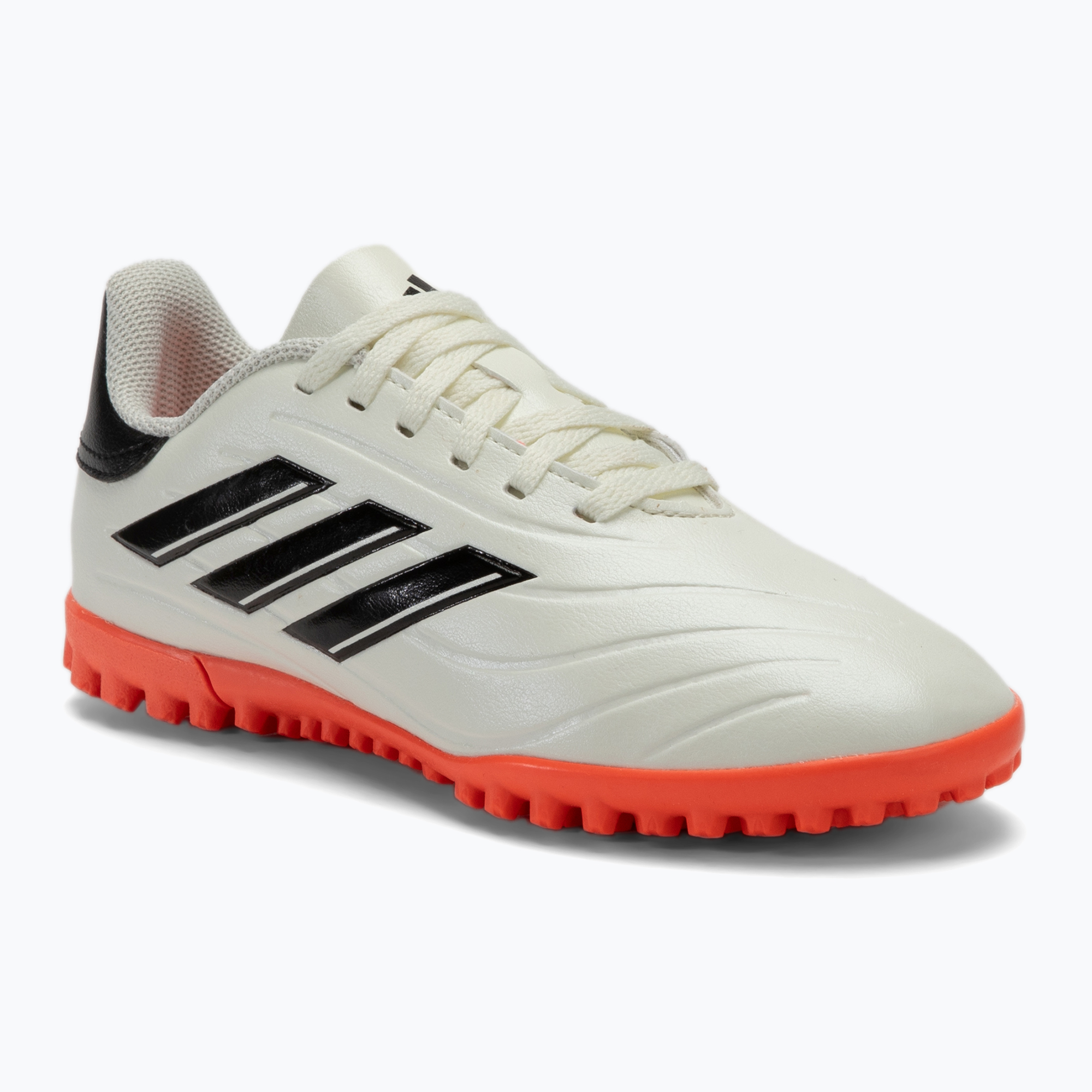 Фото - Футбольні бутси Adidas Buty piłkarskie dziecięce  Copa Pure II Club TF ivory/core black/sol 