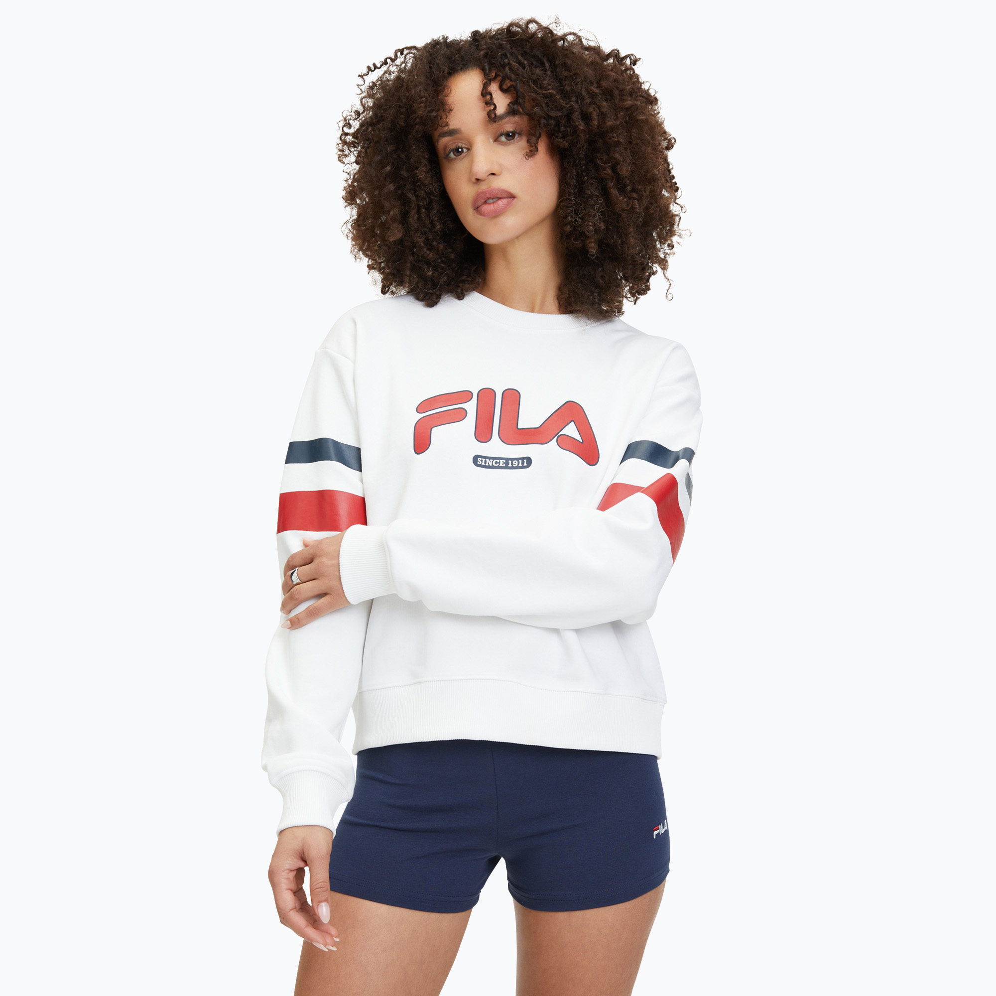 Bluza damska FILA Latur bright white | WYSYŁKA W 24H | 30 DNI NA ZWROT