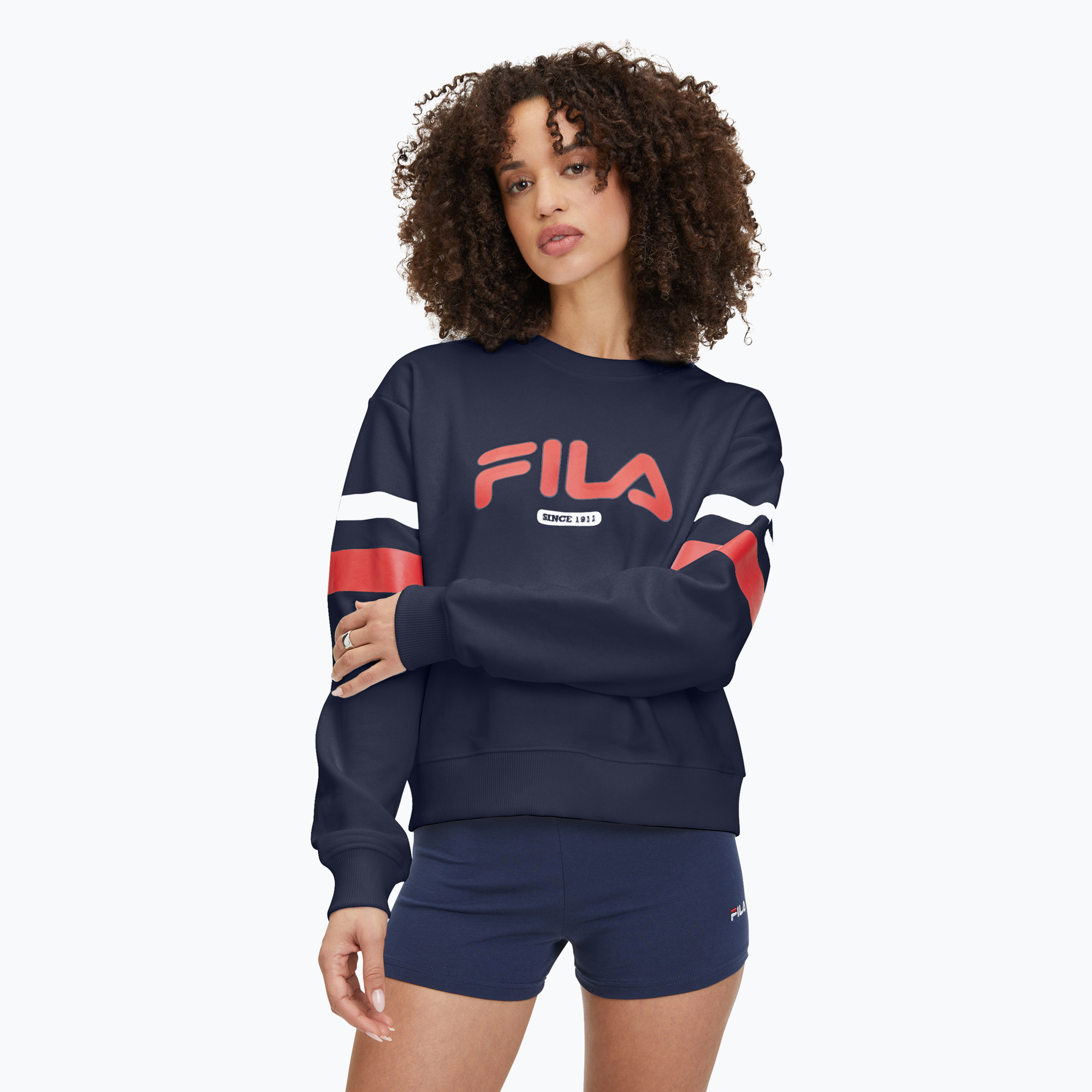 Bluza damska FILA Latur black iris | WYSYŁKA W 24H | 30 DNI NA ZWROT