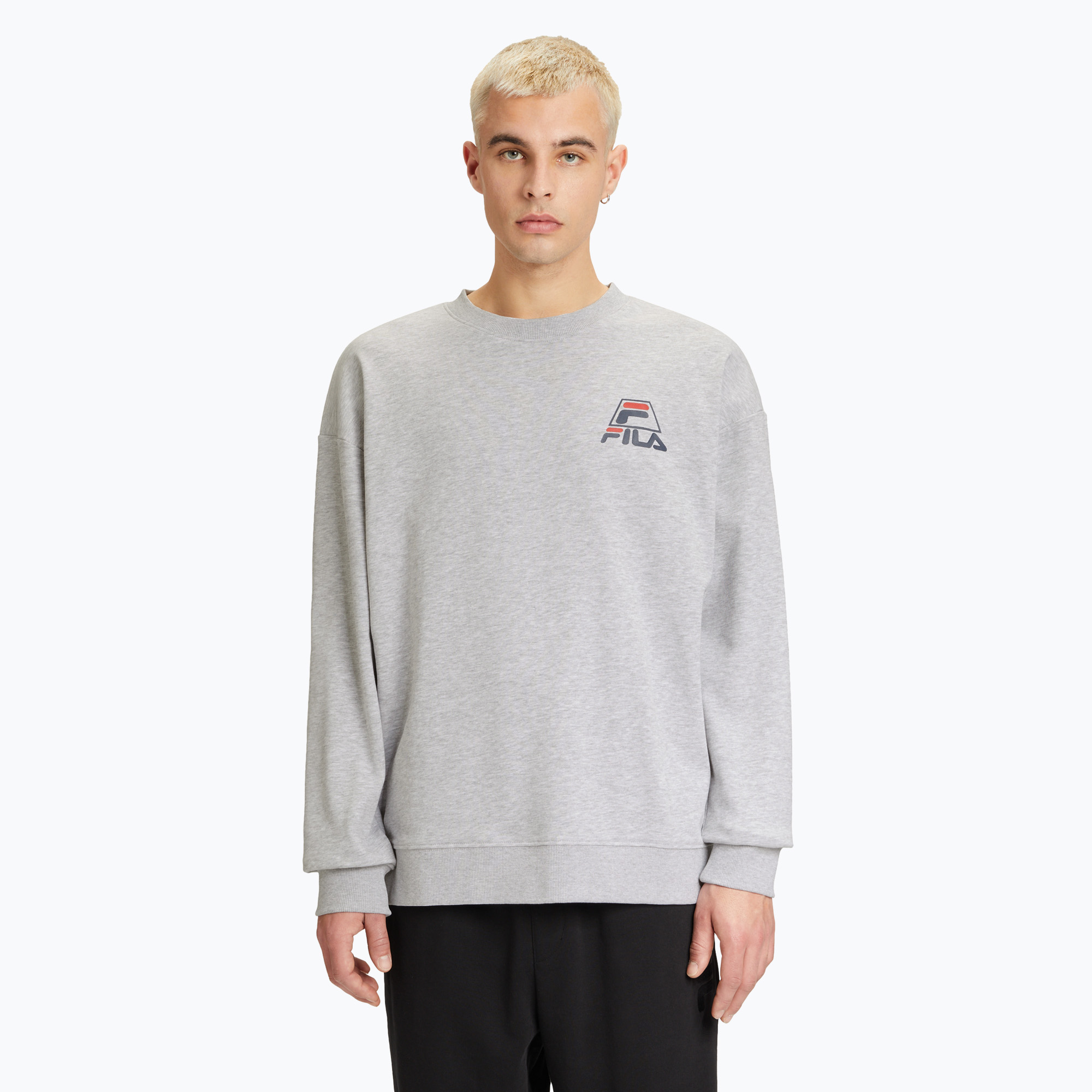 Bluza męska FILA Lahti Crew light grey melange | WYSYŁKA W 24H | 30 DNI NA ZWROT