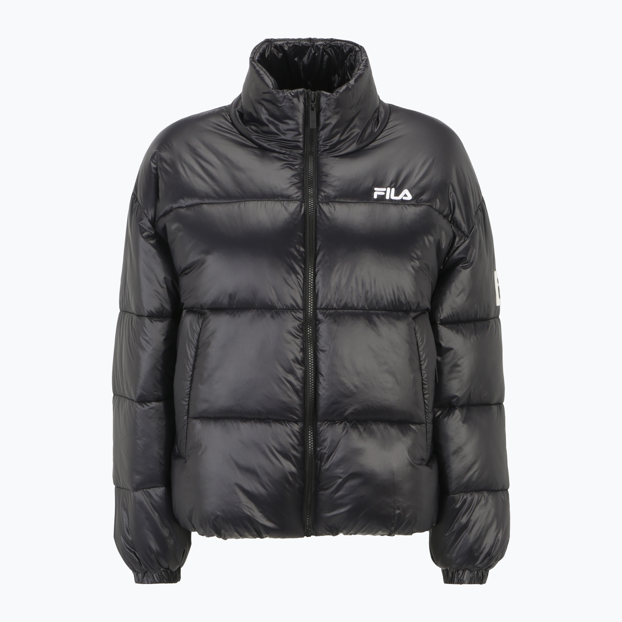 Kurtka zimowa damska FILA Lepe Shiny Puffer black | WYSYŁKA W 24H | 30 DNI NA ZWROT