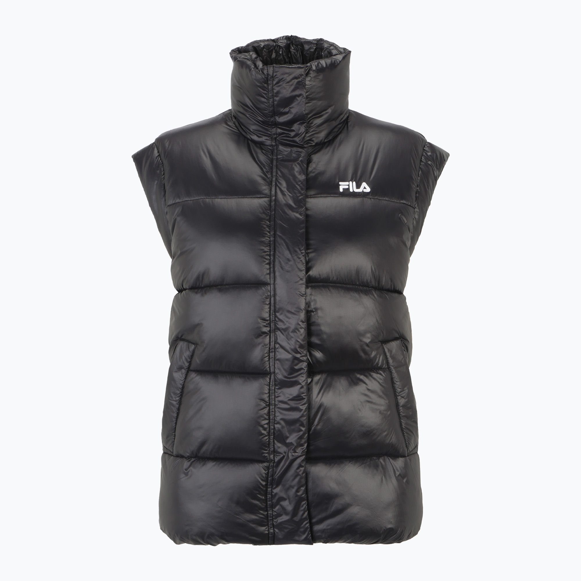 Bezrękawnik damski FILA Luzk Long Puffer Vest black | WYSYŁKA W 24H | 30 DNI NA ZWROT