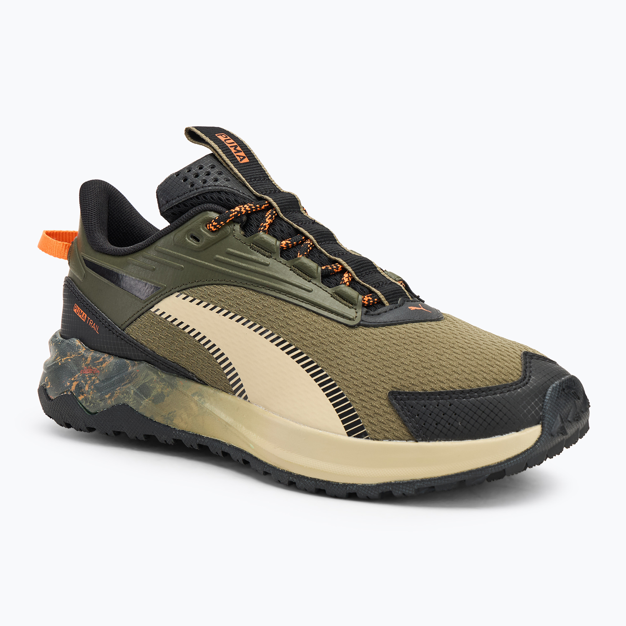 Buty do biegania męskie PUMA Extend Lite Trail landslide dark olive/puma black | WYSYŁKA W 24H | 30 DNI NA ZWROT