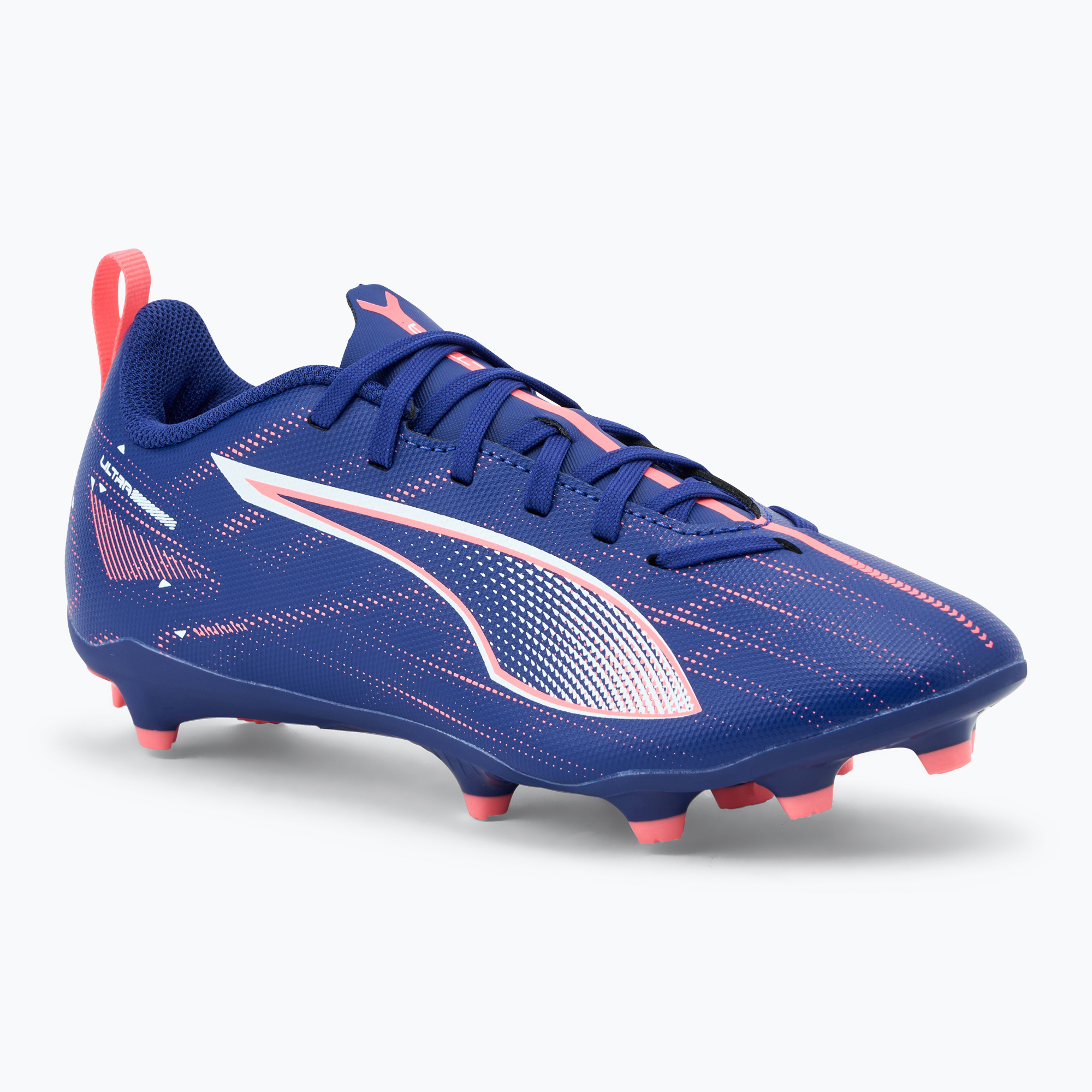 Buty piłkarskie dziecięce PUMA Ultra 5 Play FG/AG Jr lapis lazuli/puma white/sunset glow | WYSYŁKA W 24H | 30 DNI NA ZWROT