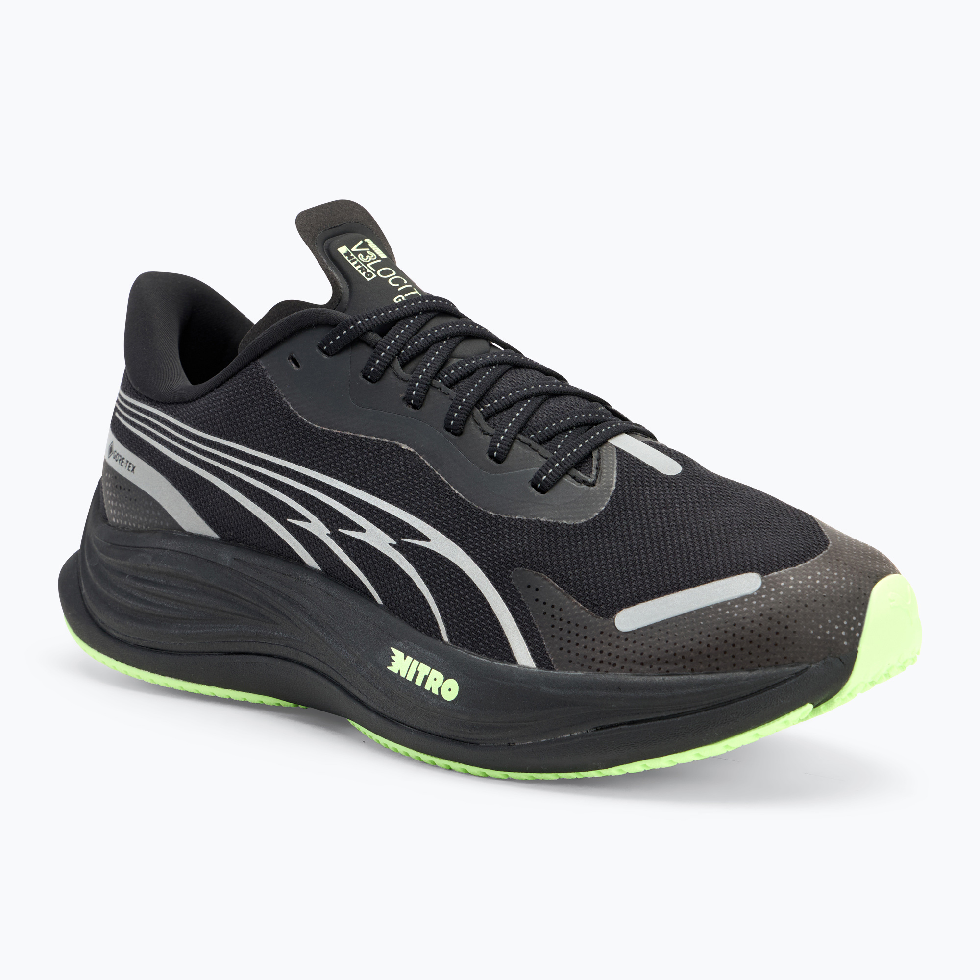 Buty do biegania męskie PUMA Velocity Nitro 3 GTX puma black/puma silver | WYSYŁKA W 24H | 30 DNI NA ZWROT