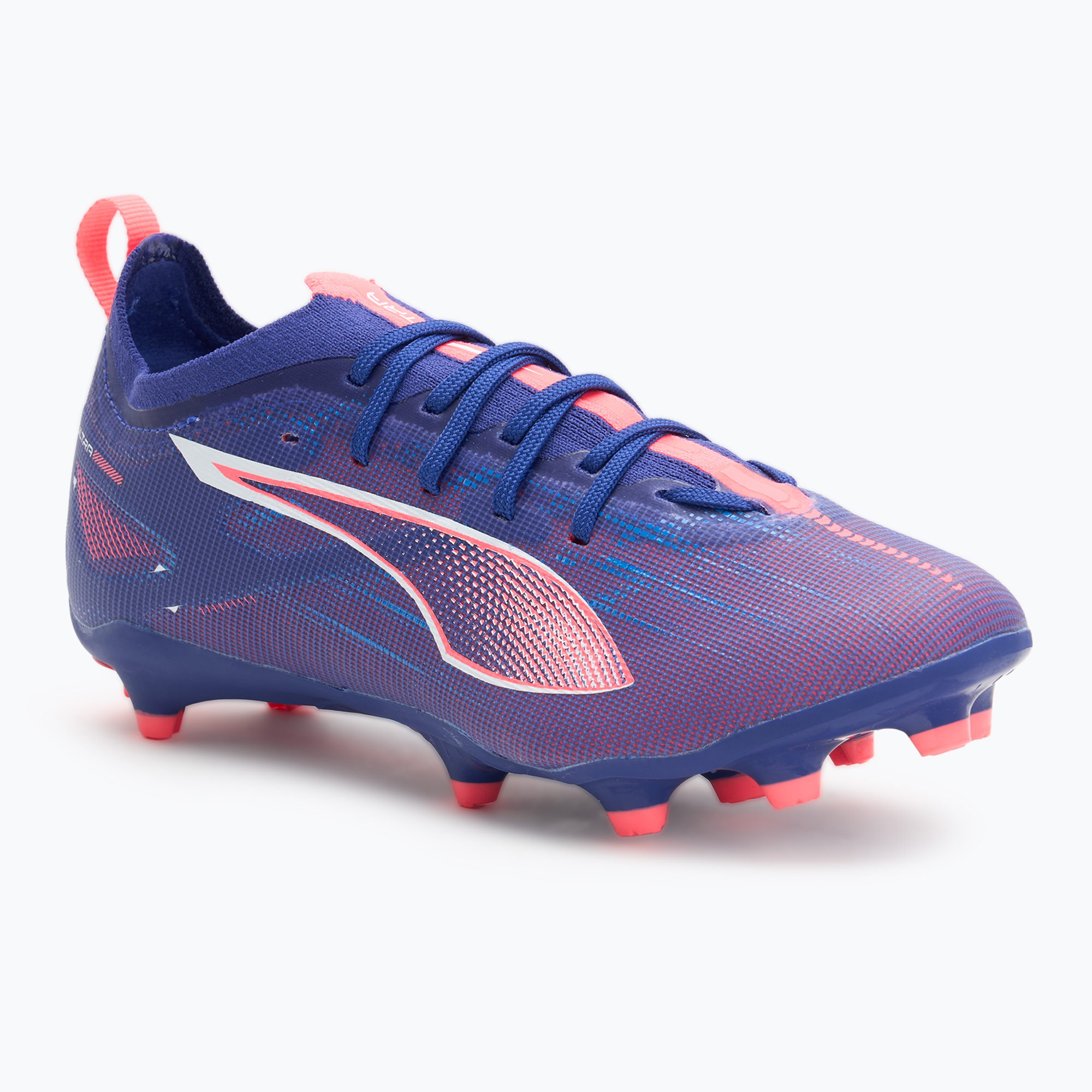 Buty piłkarskie dziecięce PUMA Ultra 5 Pro FG/AG Jr lapis lazuli/puma white/sunset glow | WYSYŁKA W 24H | 30 DNI NA ZWROT