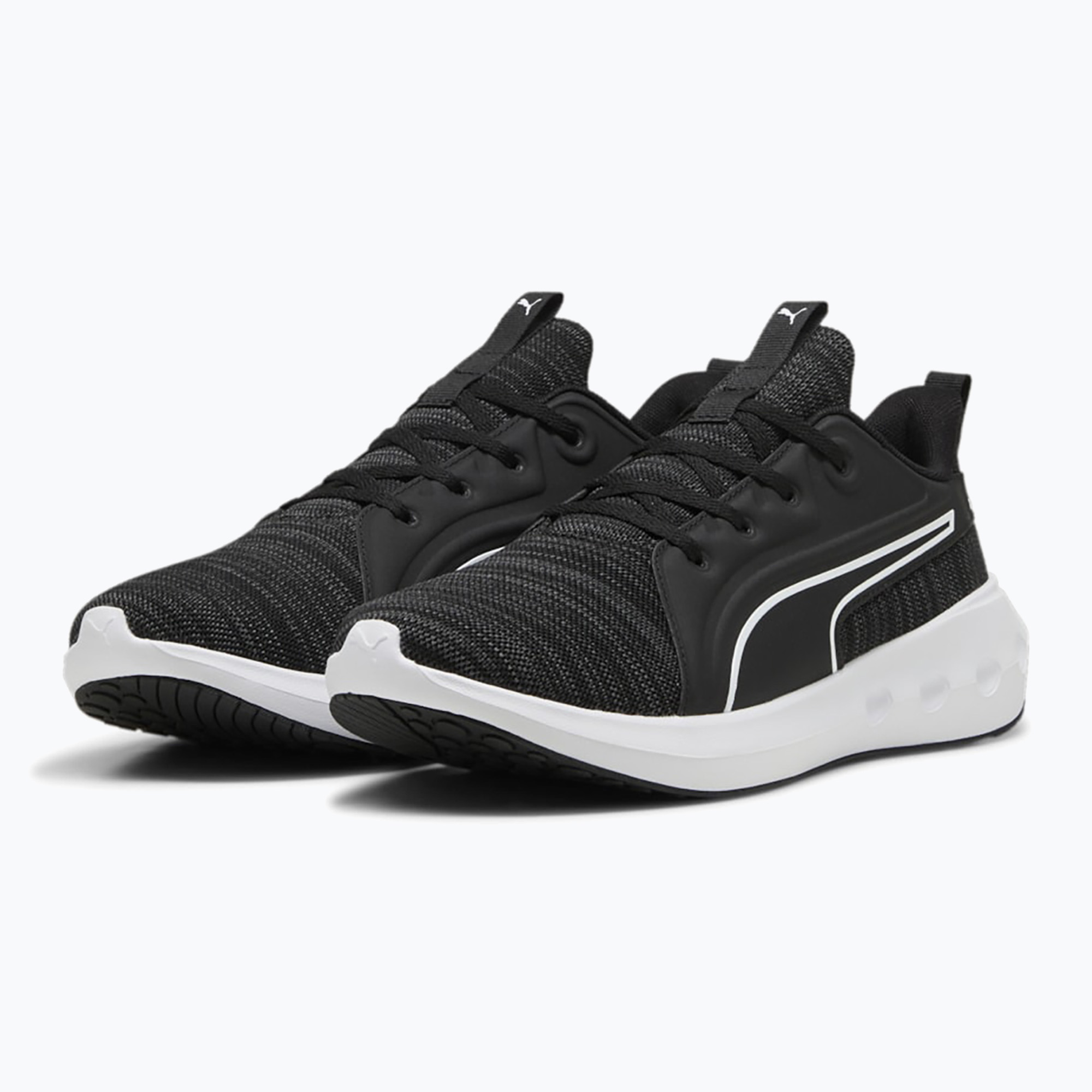 Buty do biegania PUMA Softride Carson Knit puma black/puma white 