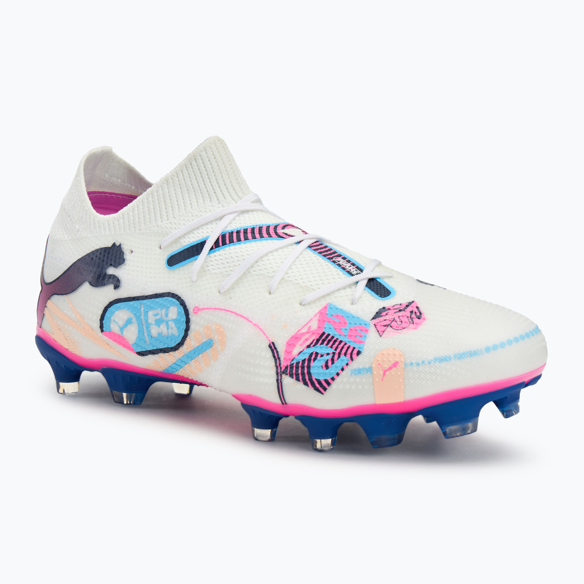 Zdjęcia - Buty piłkarskie Puma   Future 7 Match Vol. Up FG/AG  white | WYSYŁKA W 2 