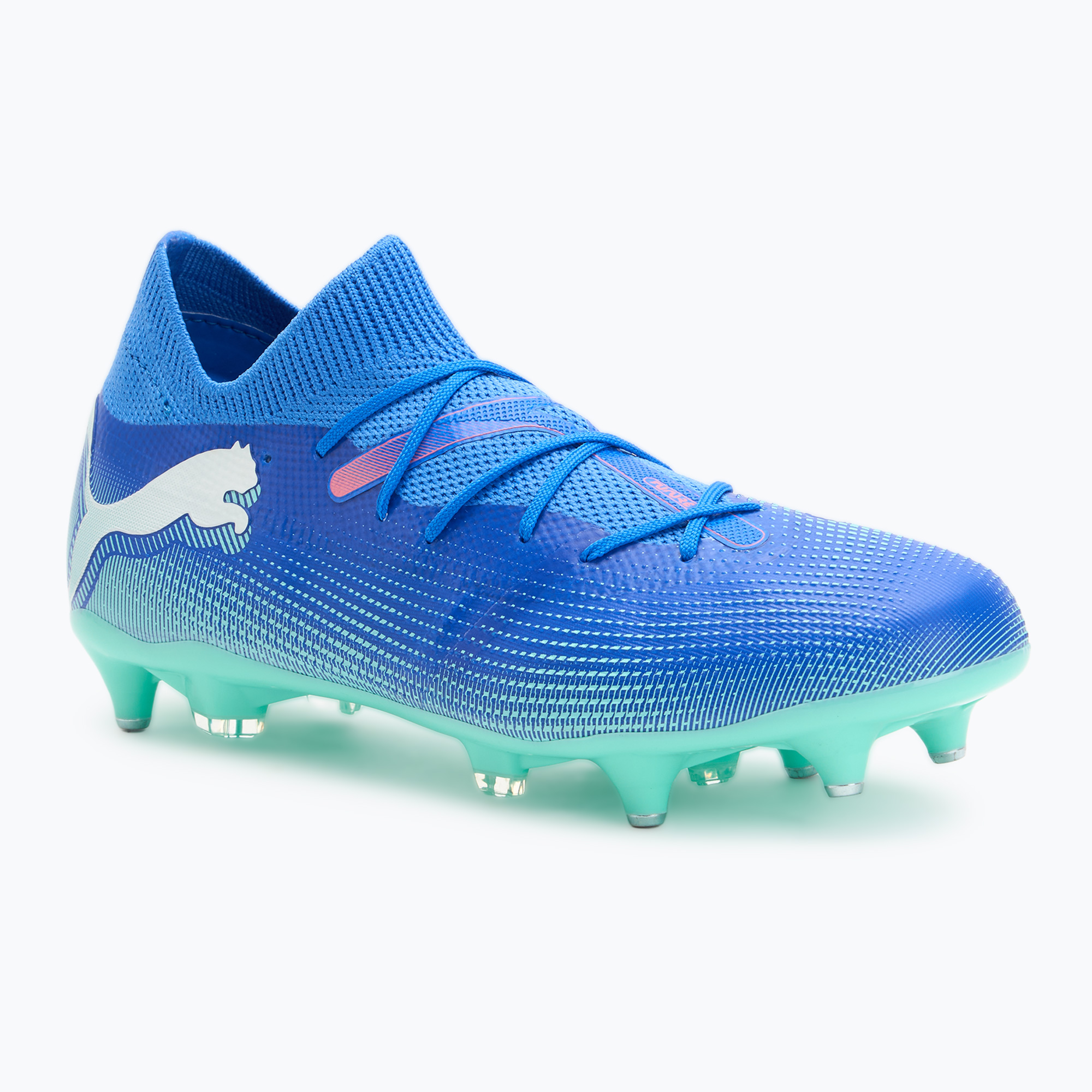 Buty piłkarskie PUMA Future 7 Match MxSG blue mazing/puma white/electric peppermint | WYSYŁKA W 24H | 30 DNI NA ZWROT