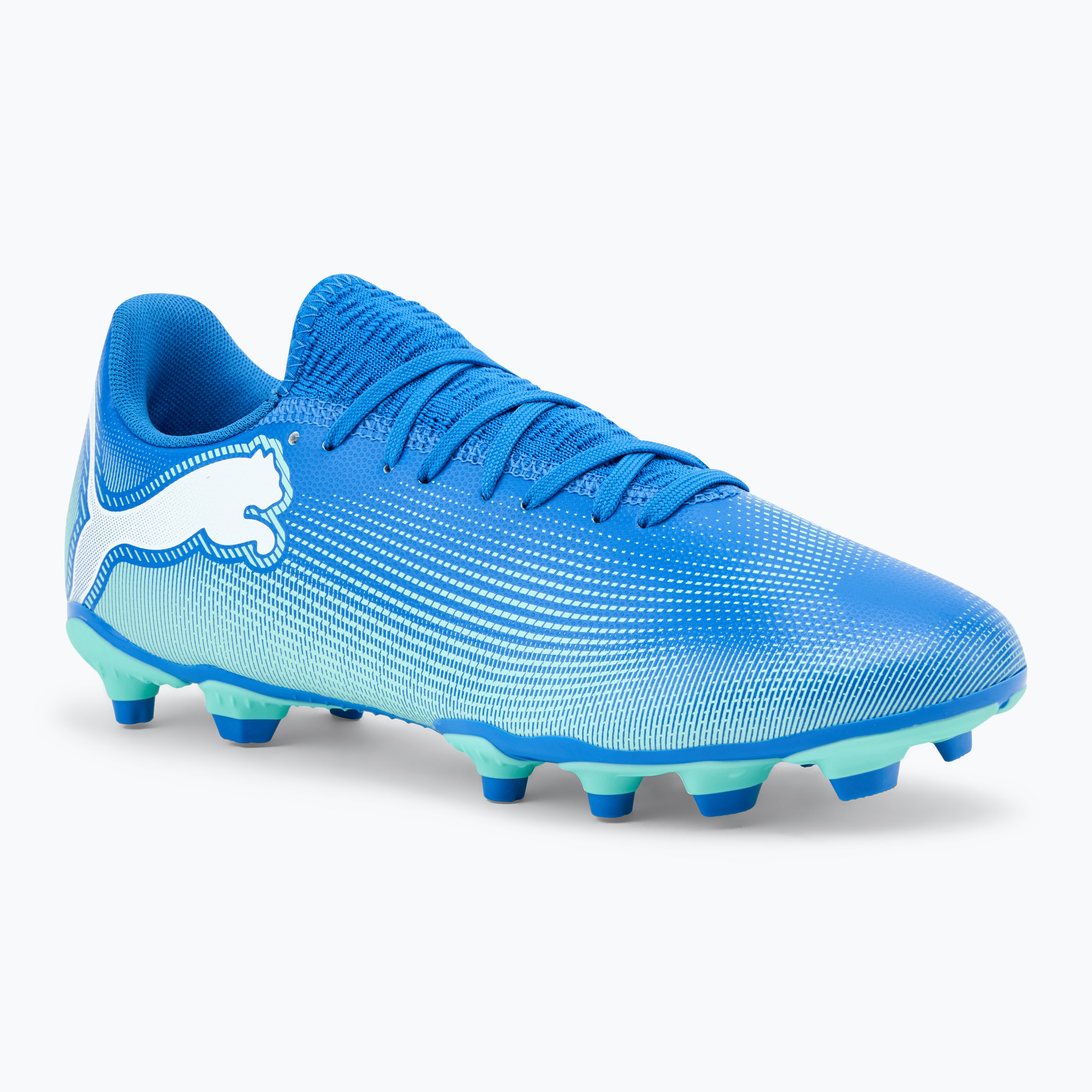 Buty piłkarskie PUMA Future 7 Play FG/AG hyperlink blue/mint/puma white | WYSYŁKA W 24H | 30 DNI NA ZWROT