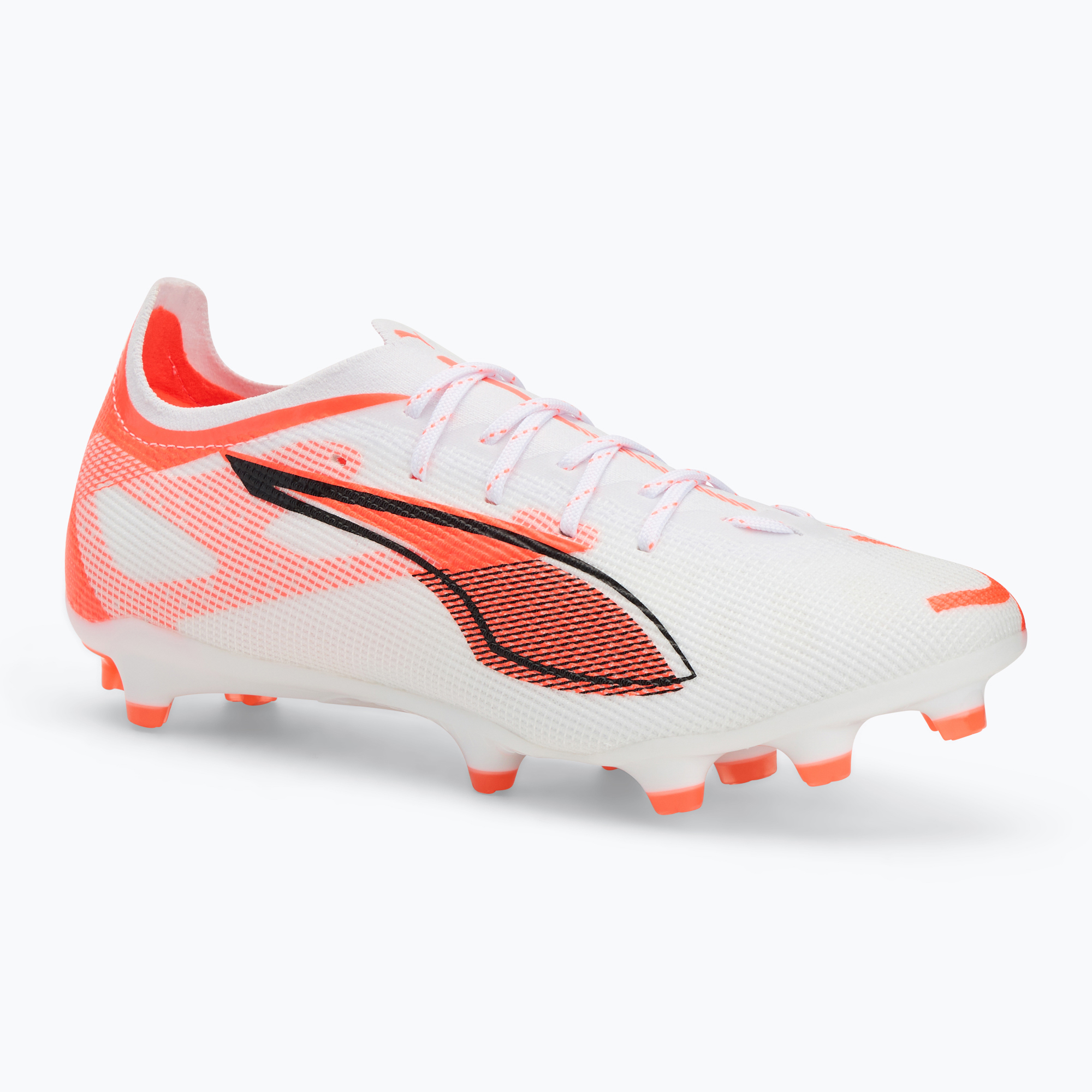 Buty piłkarskie męskie PUMA Ultra 5 Pro FG/AG puma white/puma black/glowing red | WYSYŁKA W 24H | 30 DNI NA ZWROT