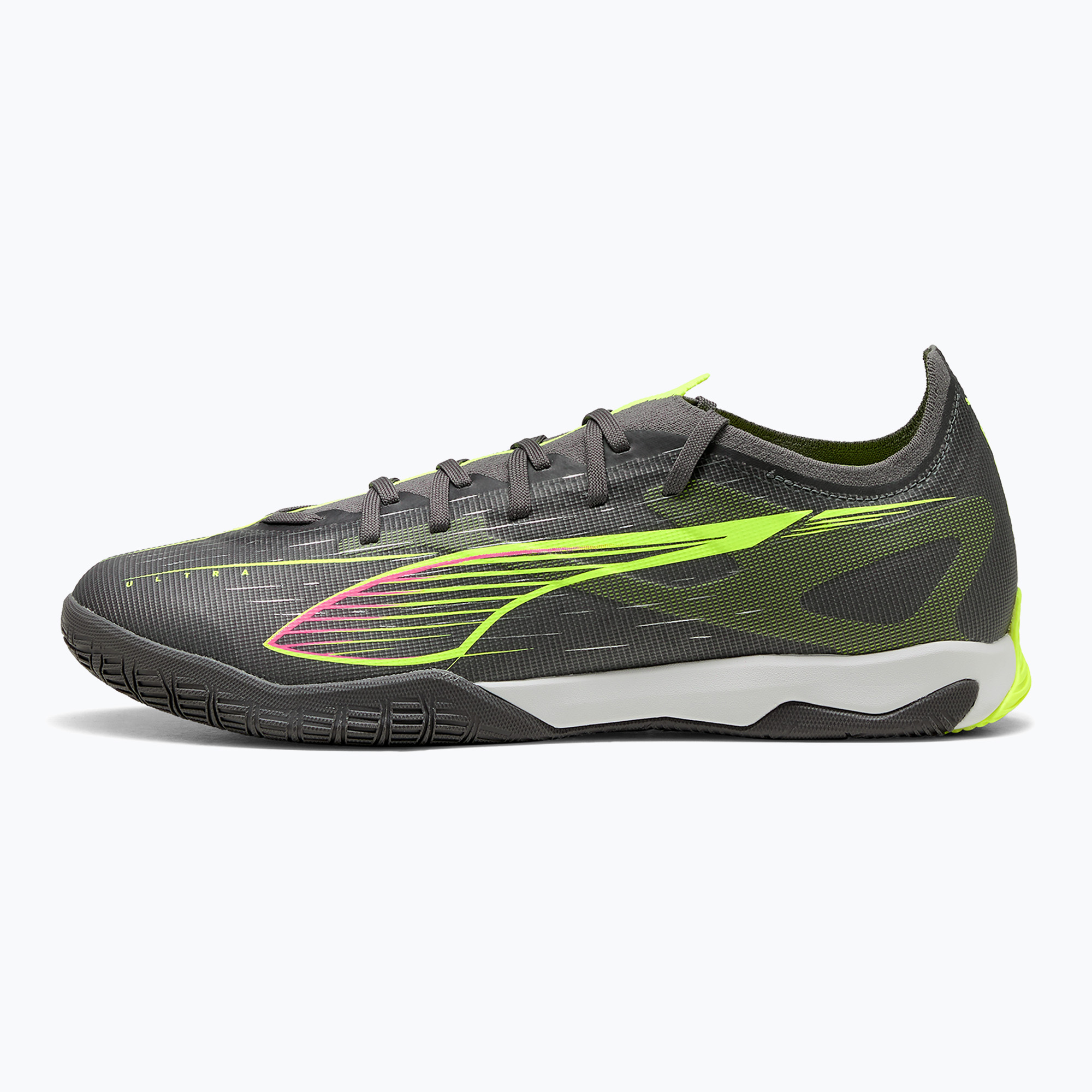 Buty piłkarskie męskie PUMA Ultra 5 Match It matte aged silver/yellow alert/puma aged silver 