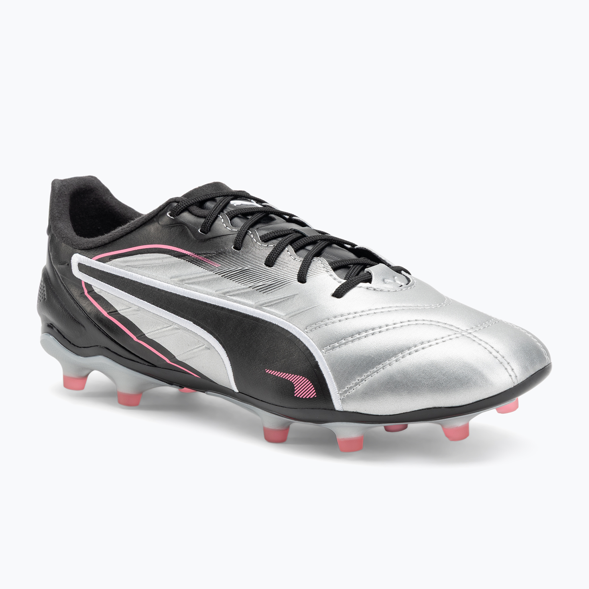 Buty piłkarskie męskie PUMA King Pro FG/AG puma silver/puma black/sun struck/puma white 