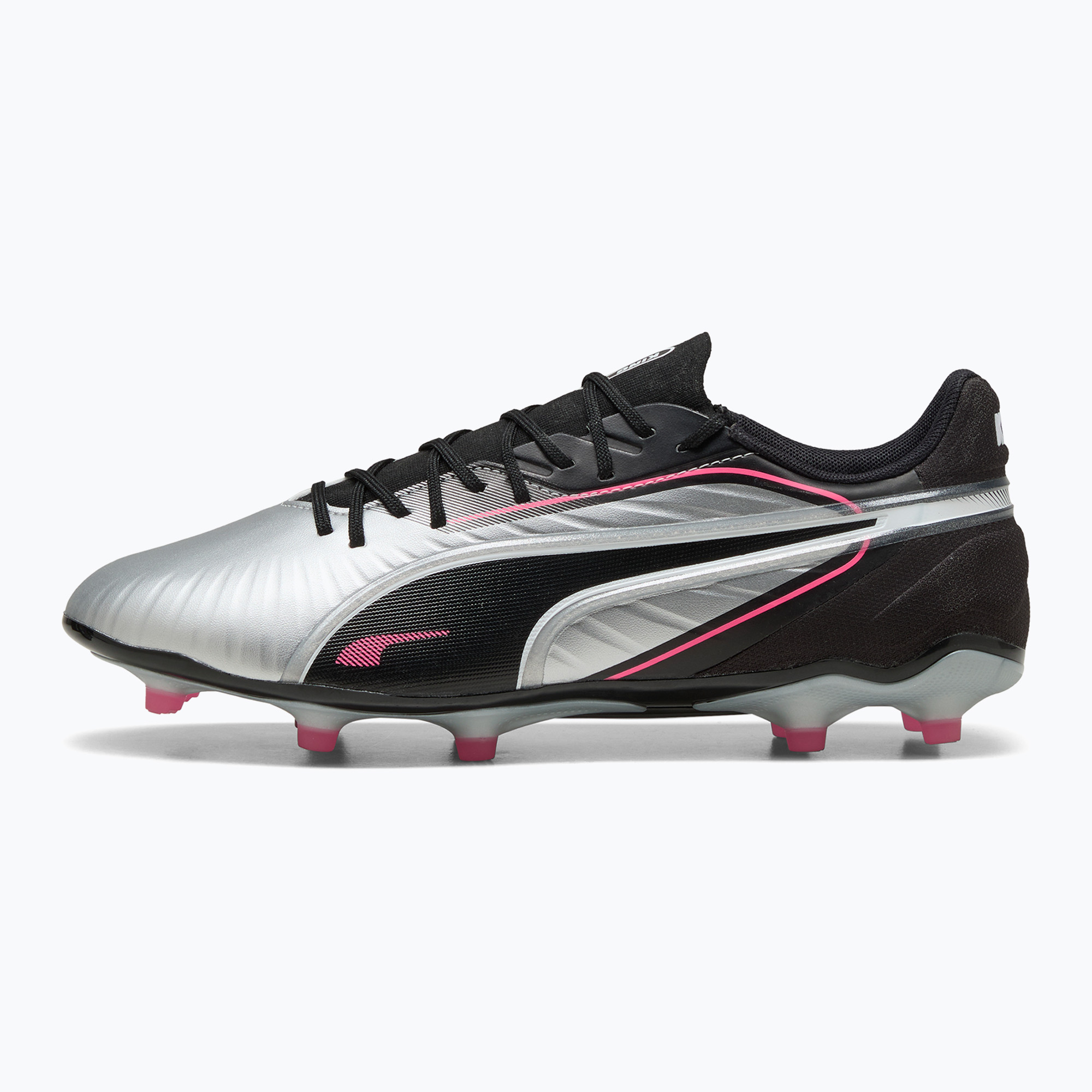 Buty piłkarskie męskie PUMA King Match FG/AG puma silver/puma black/sun struck/puma white 
