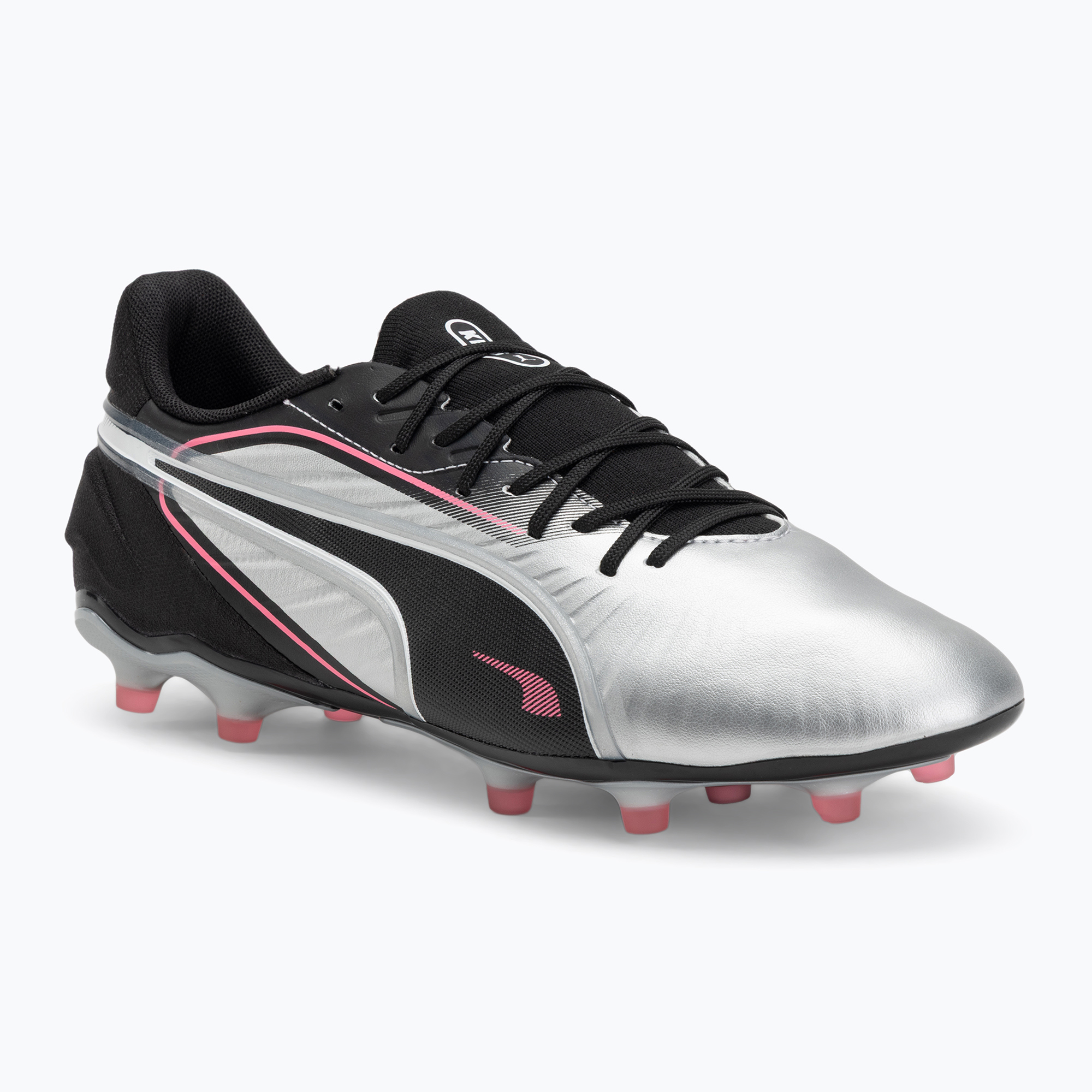 Buty piłkarskie męskie PUMA King Match FG/AG puma silver/puma black/sun struck/puma white 