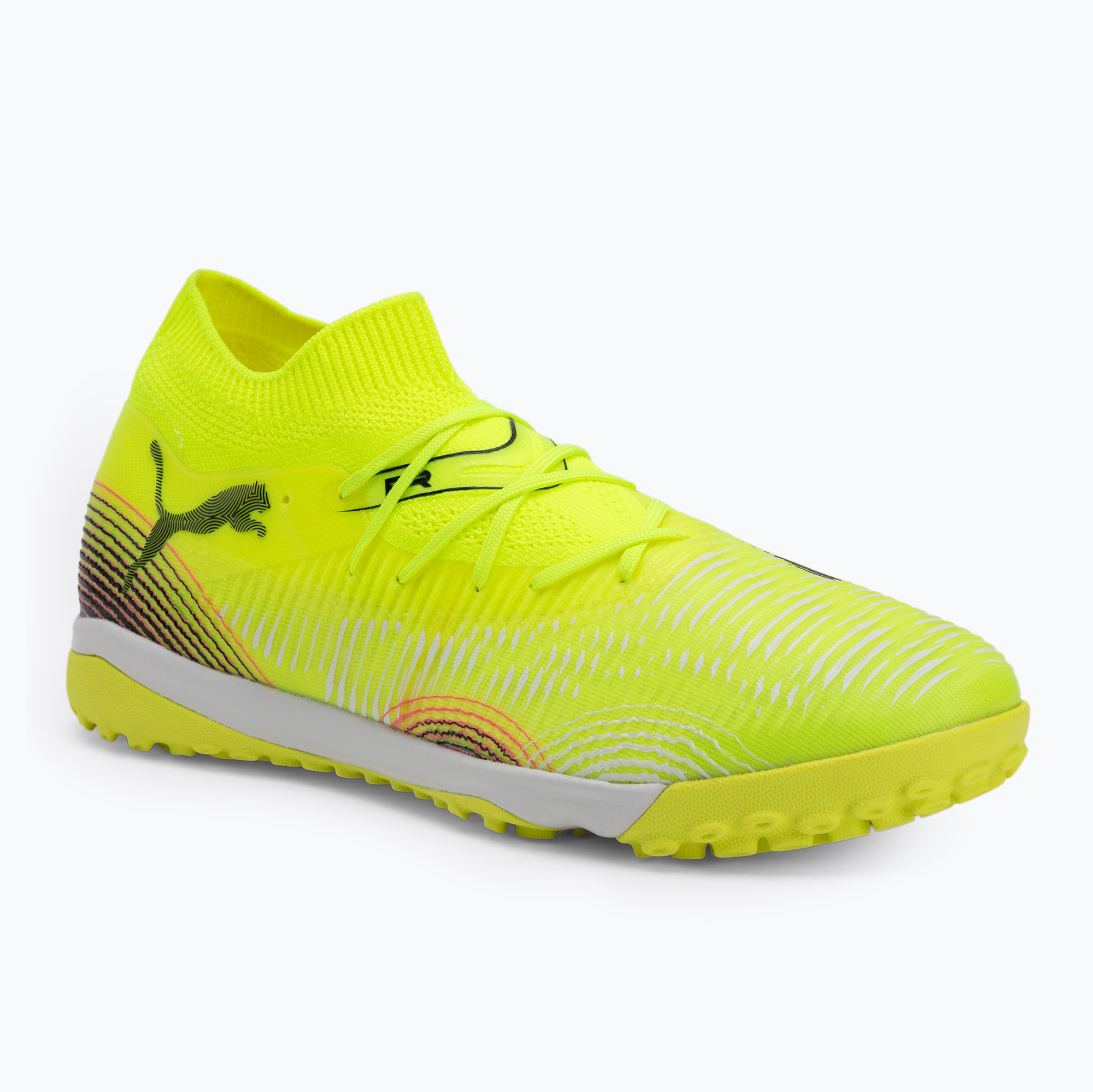 Buty piłkarskie męskie PUMA Future 8 Match TT yellow alert/ puma black/ sun struck 