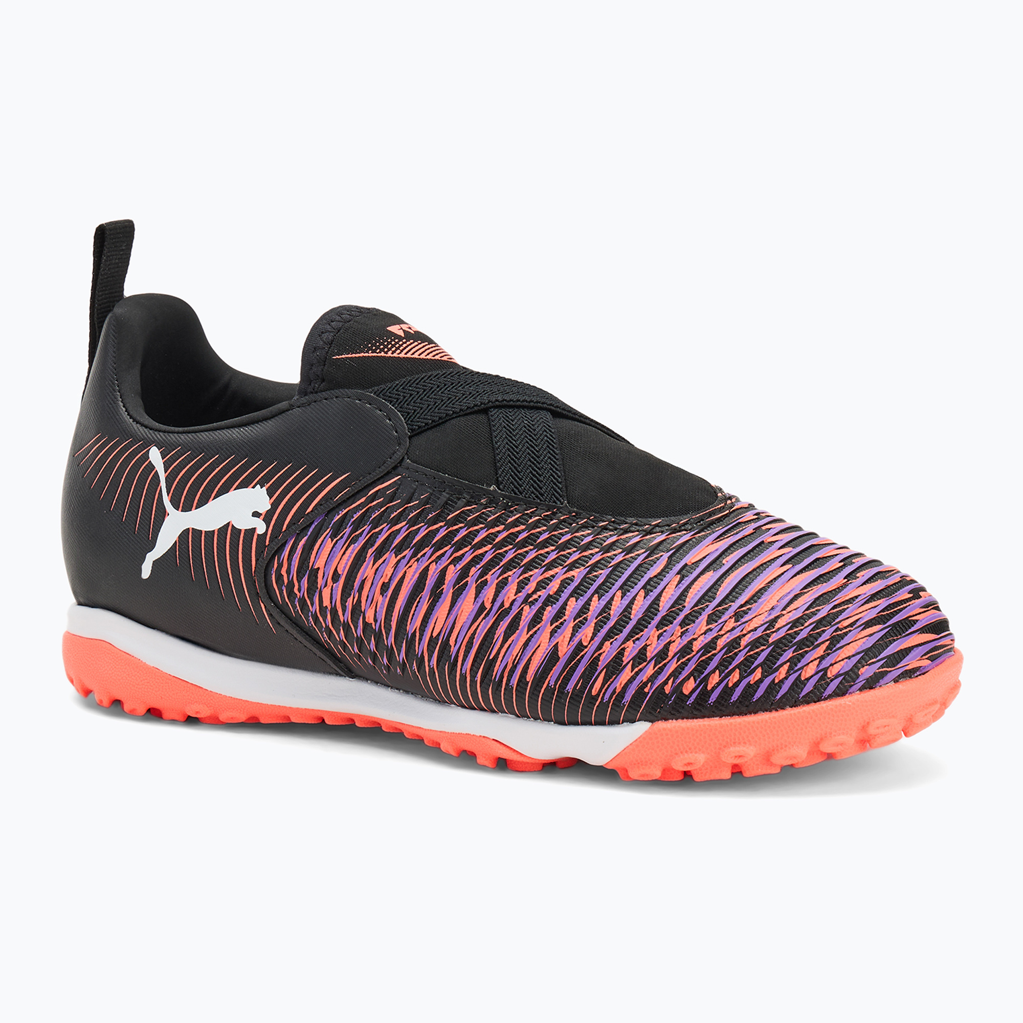 Buty piłkarskie dziecięce PUMA Future 8 Match LL TT + Mid puma black/ puma white/ glowing red | WYSYŁKA W 24H | 30 DNI NA ZWROT