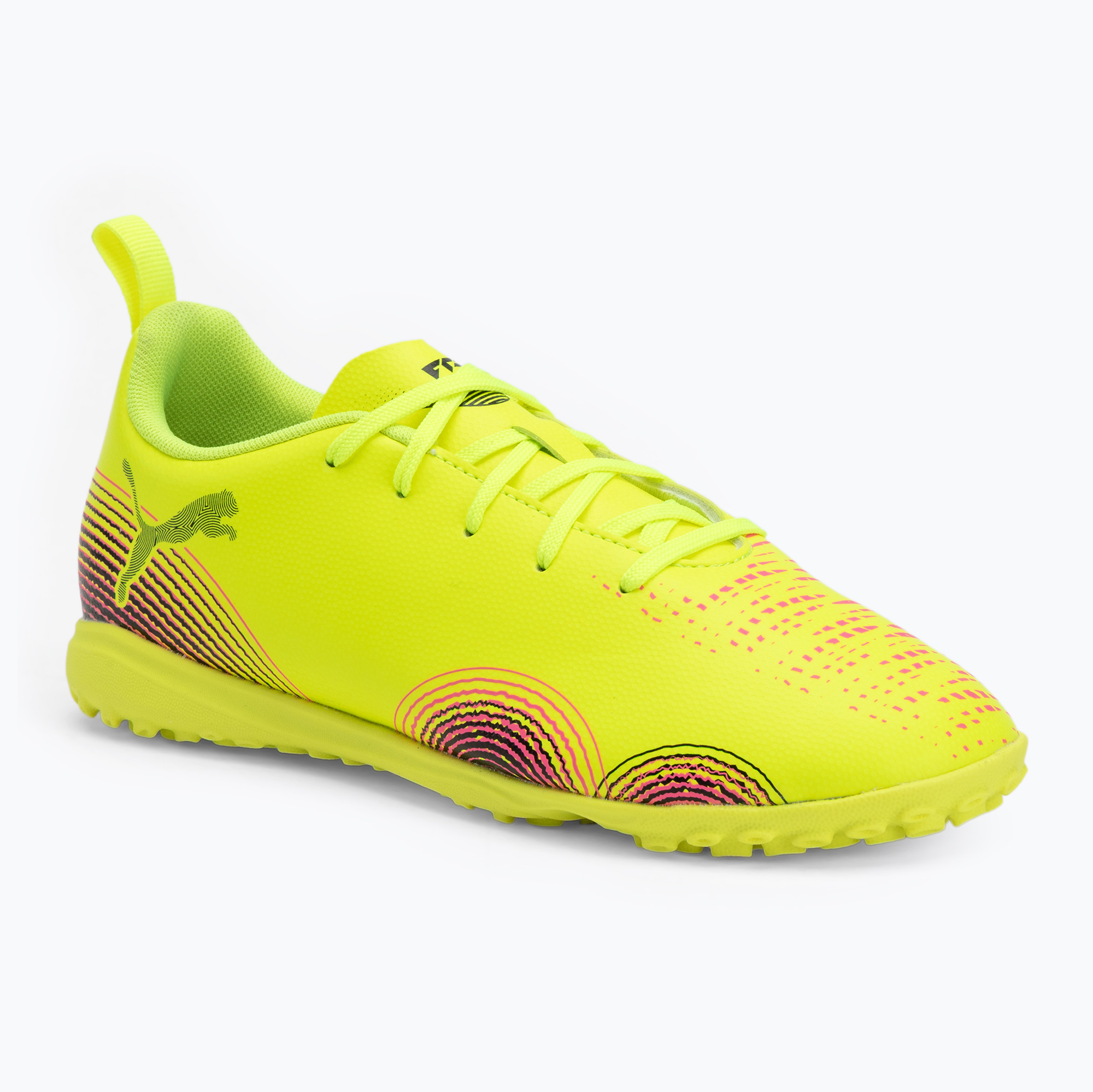 Buty piłkarskie dziecięce PUMA Future 8 Play TT yellow alert/ puma black/ sun struck 