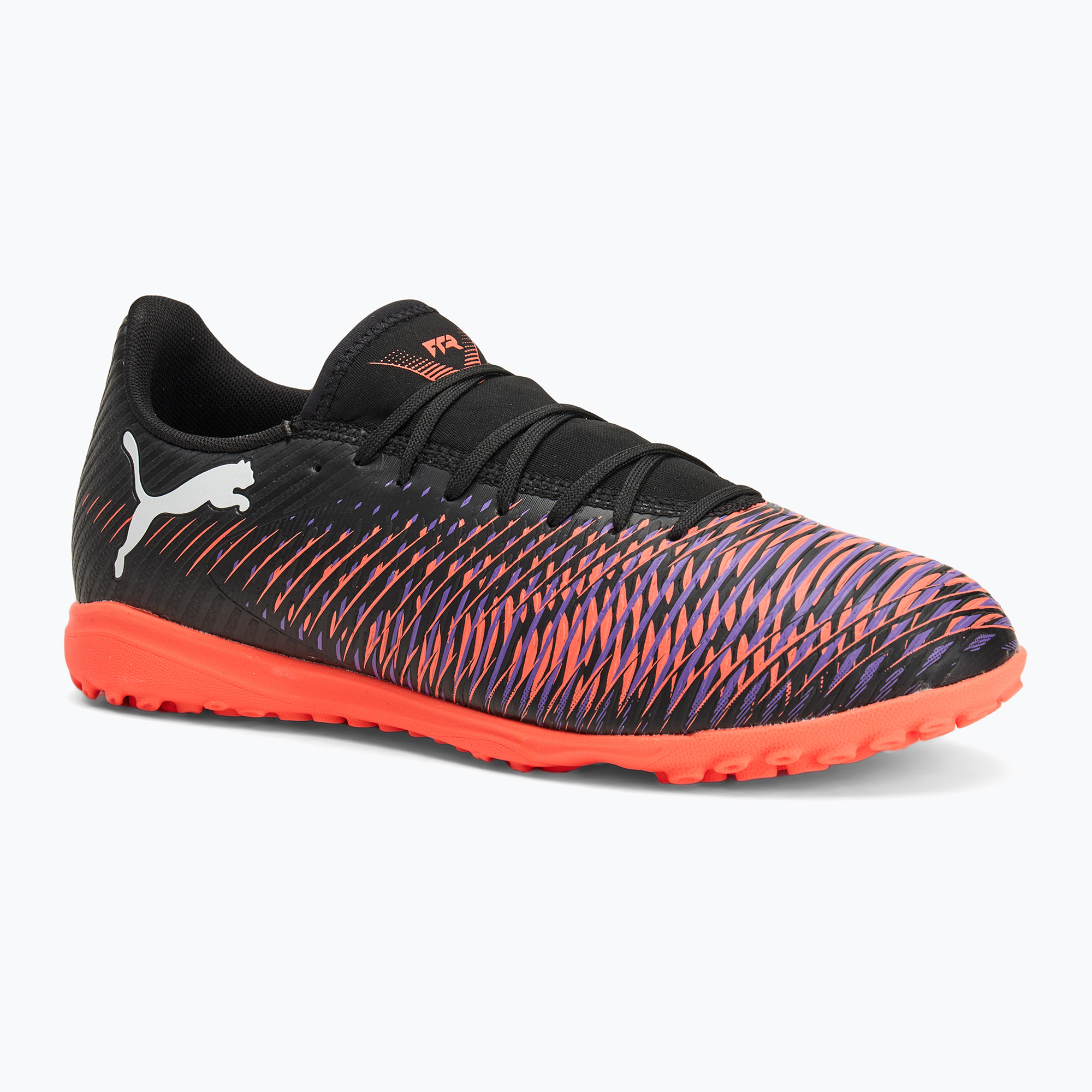 Buty piłkarskie męskie PUMA Future 8 Play TT puma black/ puma white/ glowing red | WYSYŁKA W 24H | 30 DNI NA ZWROT