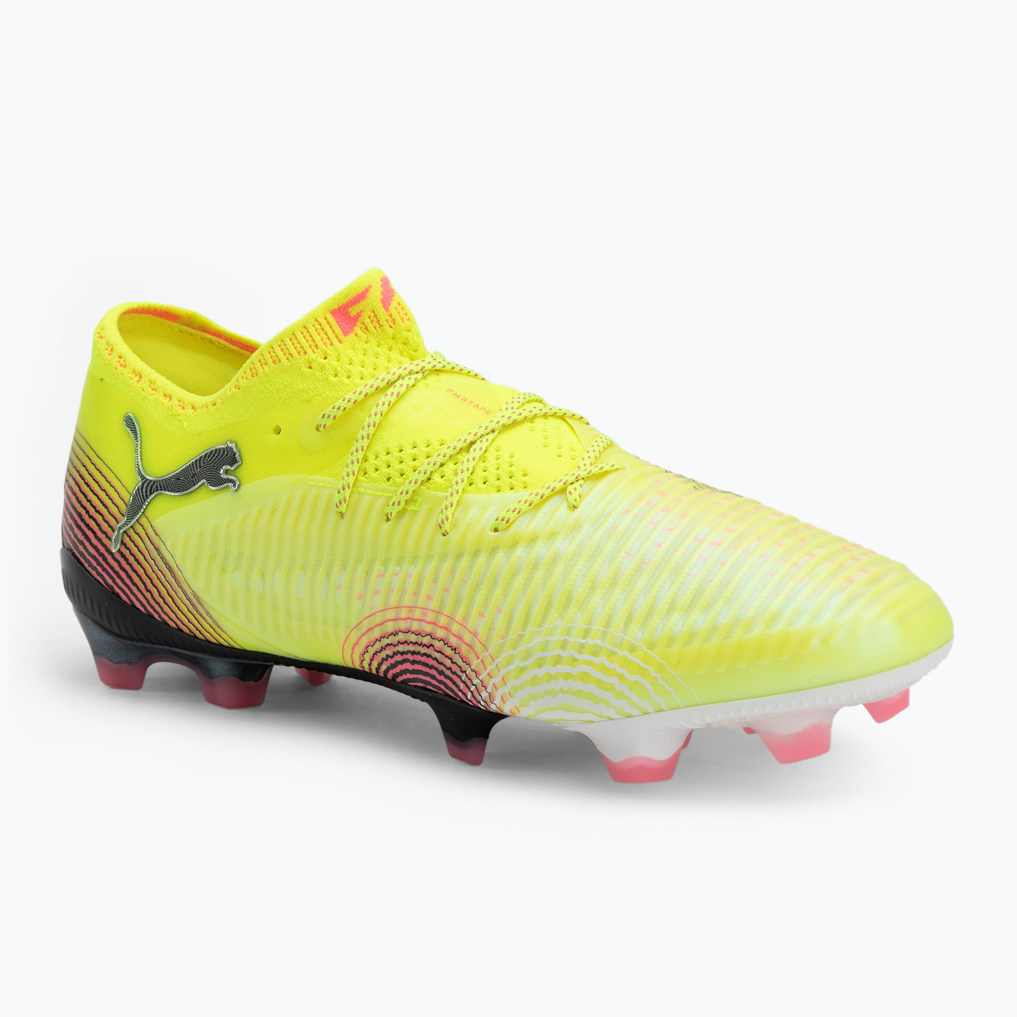 Buty piłkarskie męskie PUMA Future 8 Ultimate Low FG yellow alert/puma black/sun struck 