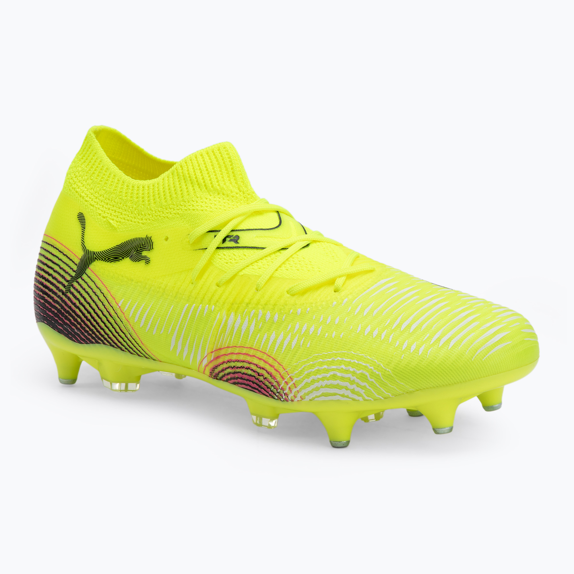 Buty piłkarskie męskie PUMA Future 8 Match MxSG yellow alert/ puma black/ sun struck 