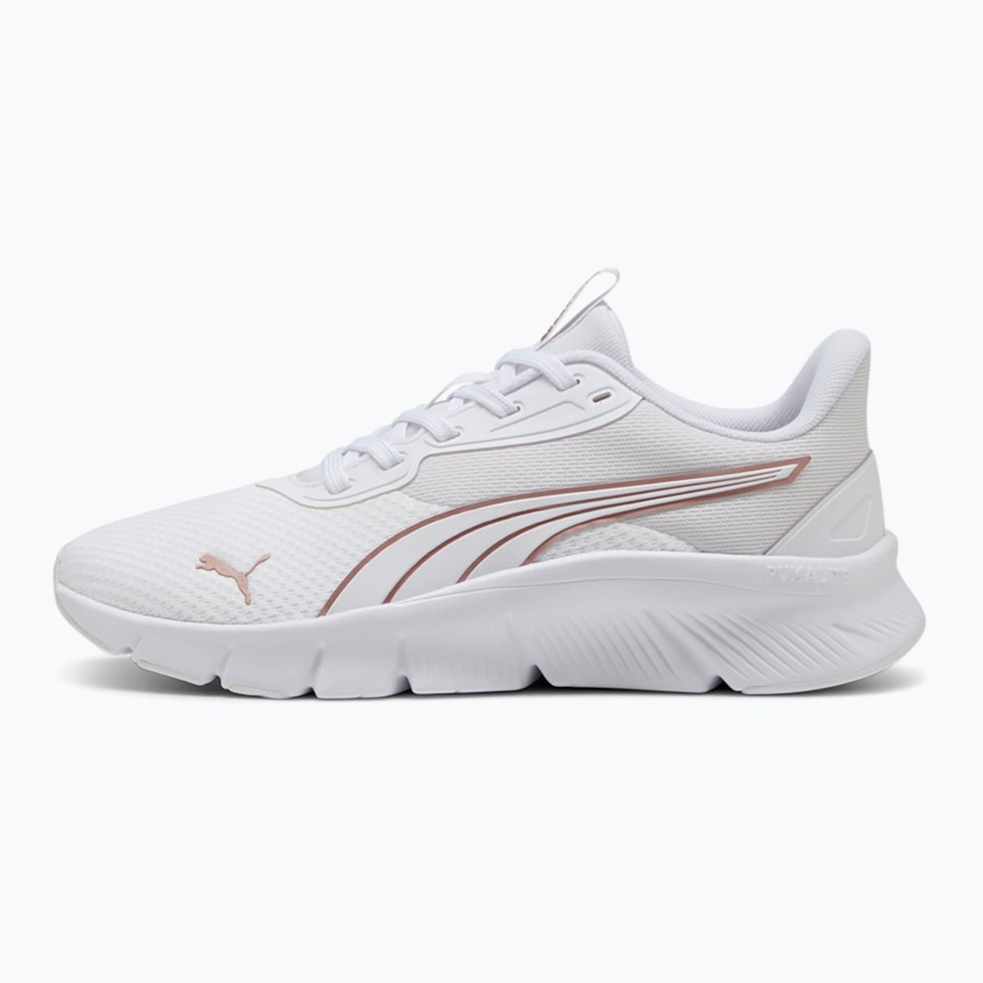 Buty do biegania PUMA Flexfocus Lite Modern Woven puma white/rose gold 