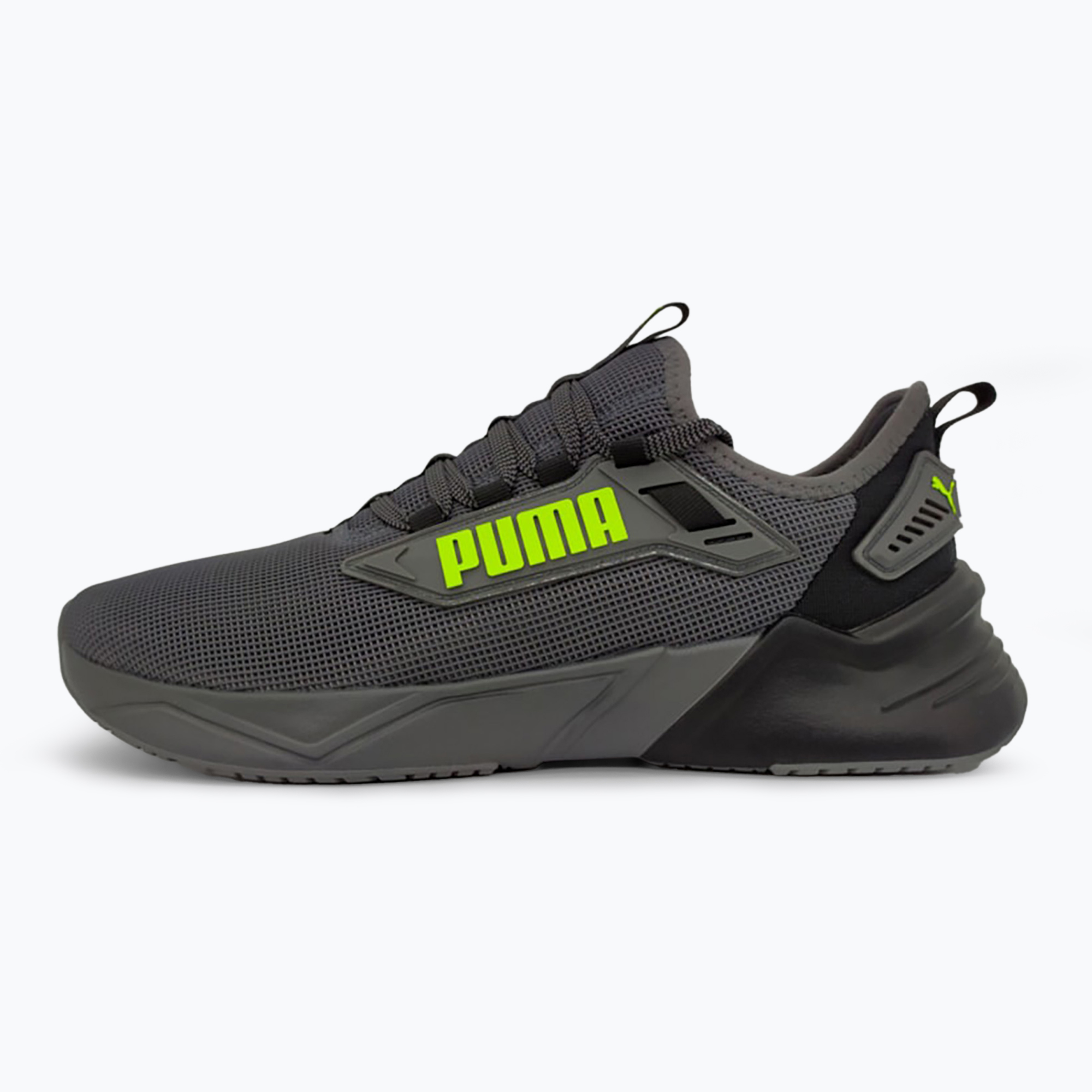 Buty do biegania PUMA Retaliate 3 Unwavered puma black/cool dark gray/yellow alert 