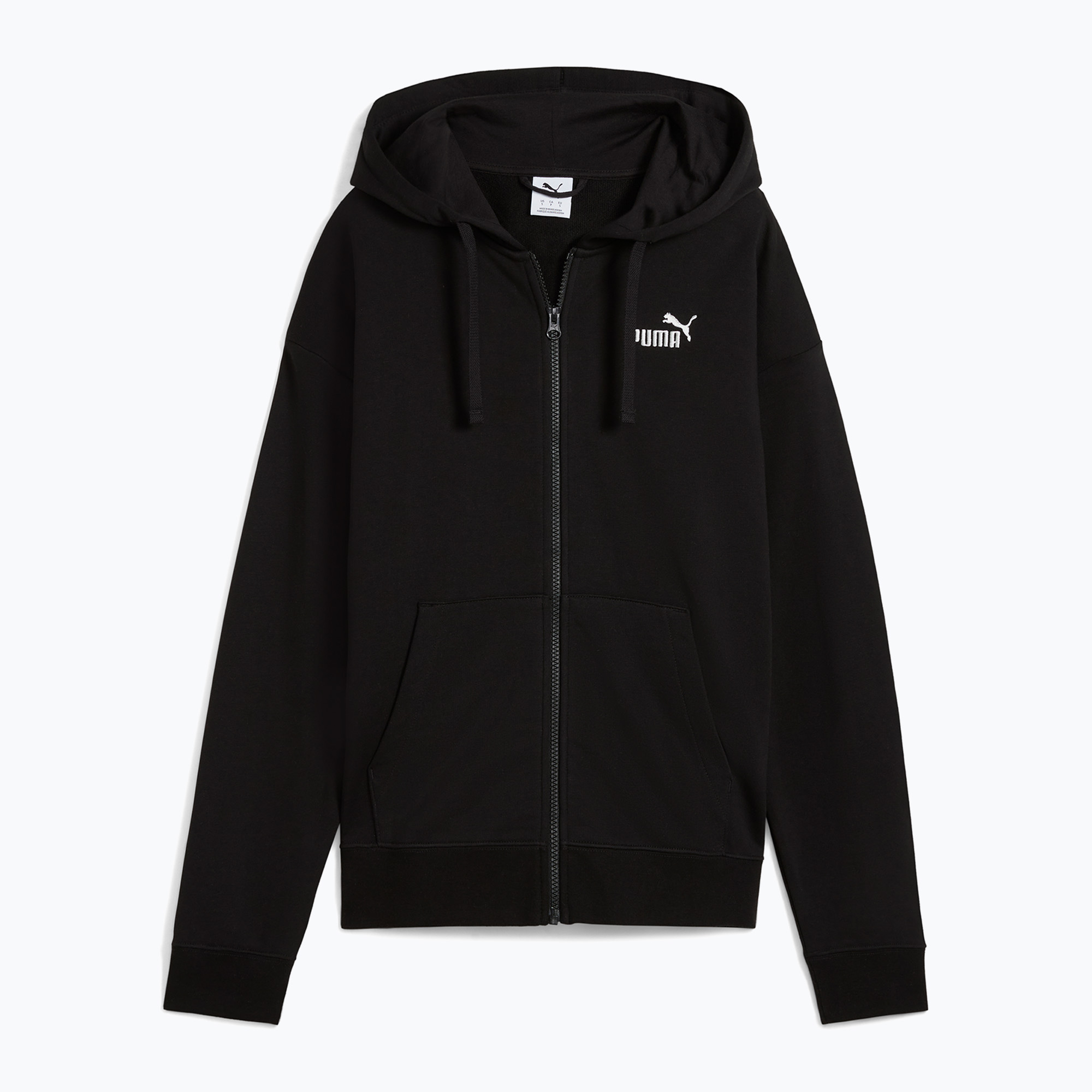 Bluza damska PUMA ESS Small No. 1 Logo Comfort Full-Zip puma black | WYSYŁKA W 24H | 30 DNI NA ZWROT