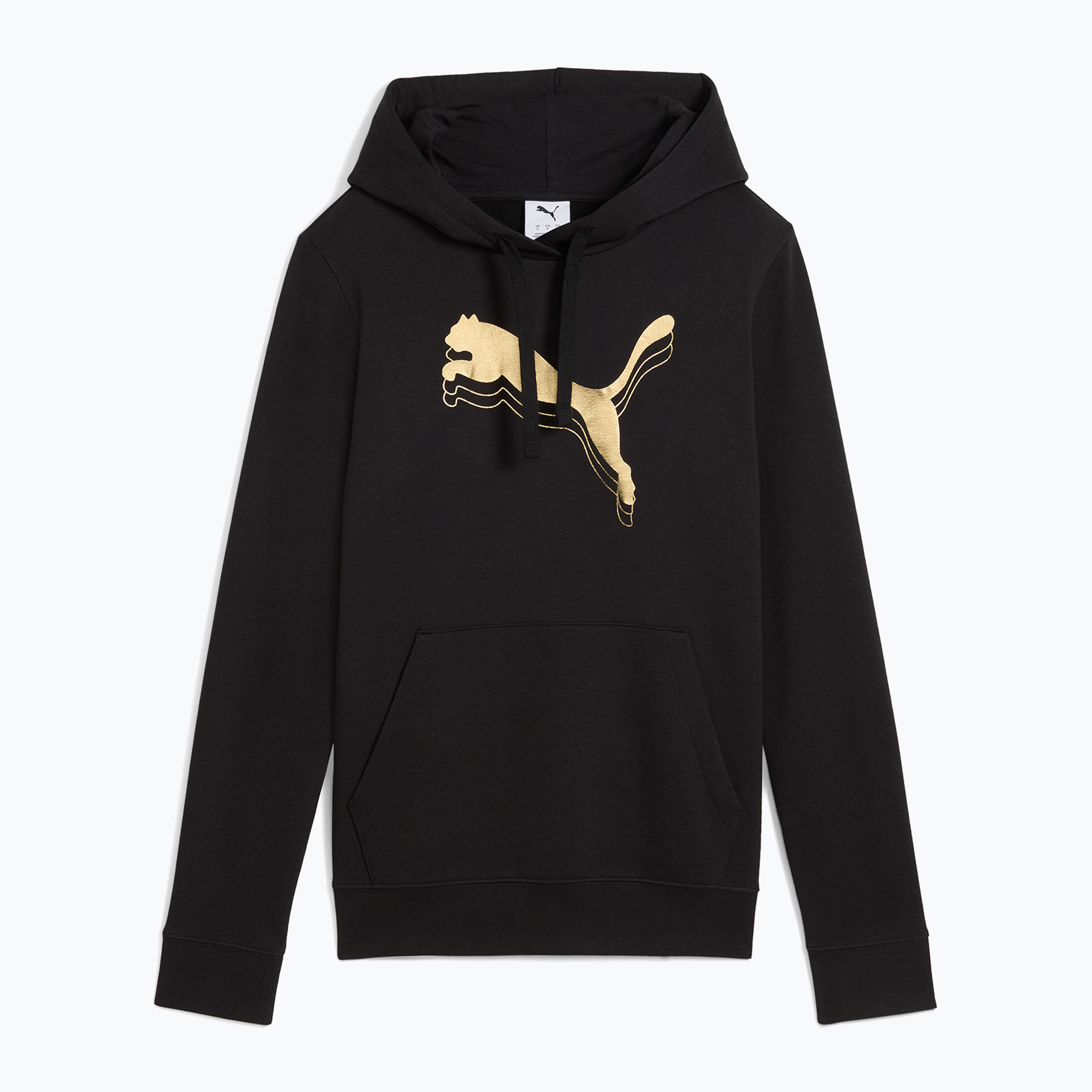 Bluza damska PUMA  ESS Metalic Hoodie TR puma black/metallic gold | WYSYŁKA W 24H | 30 DNI NA ZWROT