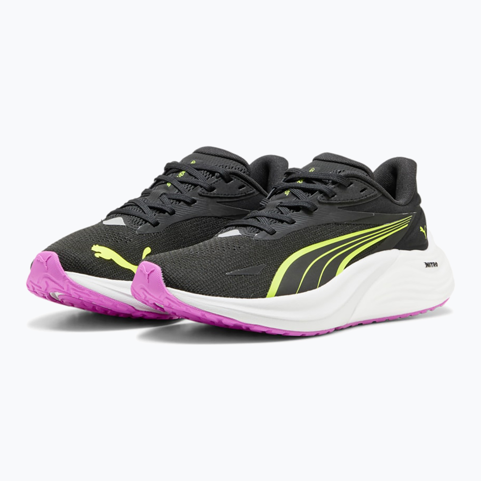 Buty do biegania damskie PUMA Electrify Nitro 4 puma black/yellow alert | WYSYŁKA W 24H | 30 DNI NA ZWROT