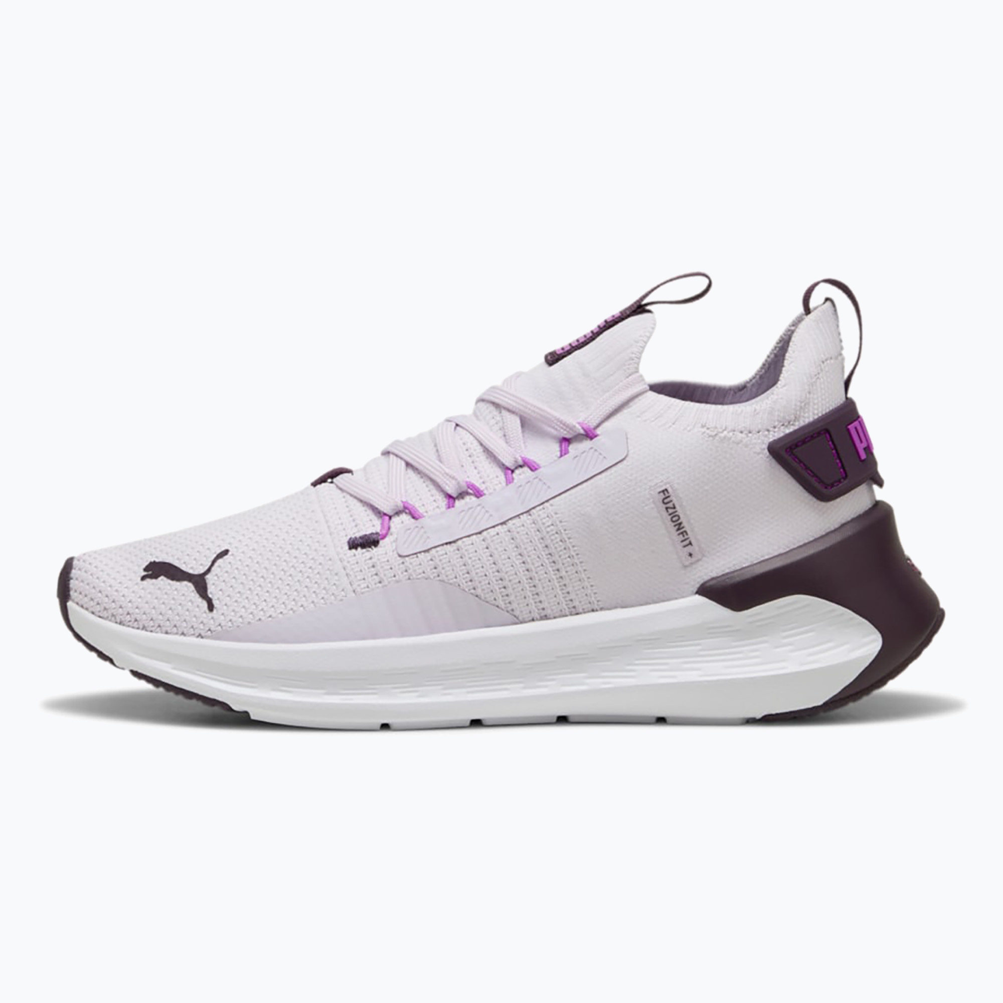 Buty do biegania damskie PUMA Softride Symmetry Fuzion lilac frost/midnight plum/pure magenta 