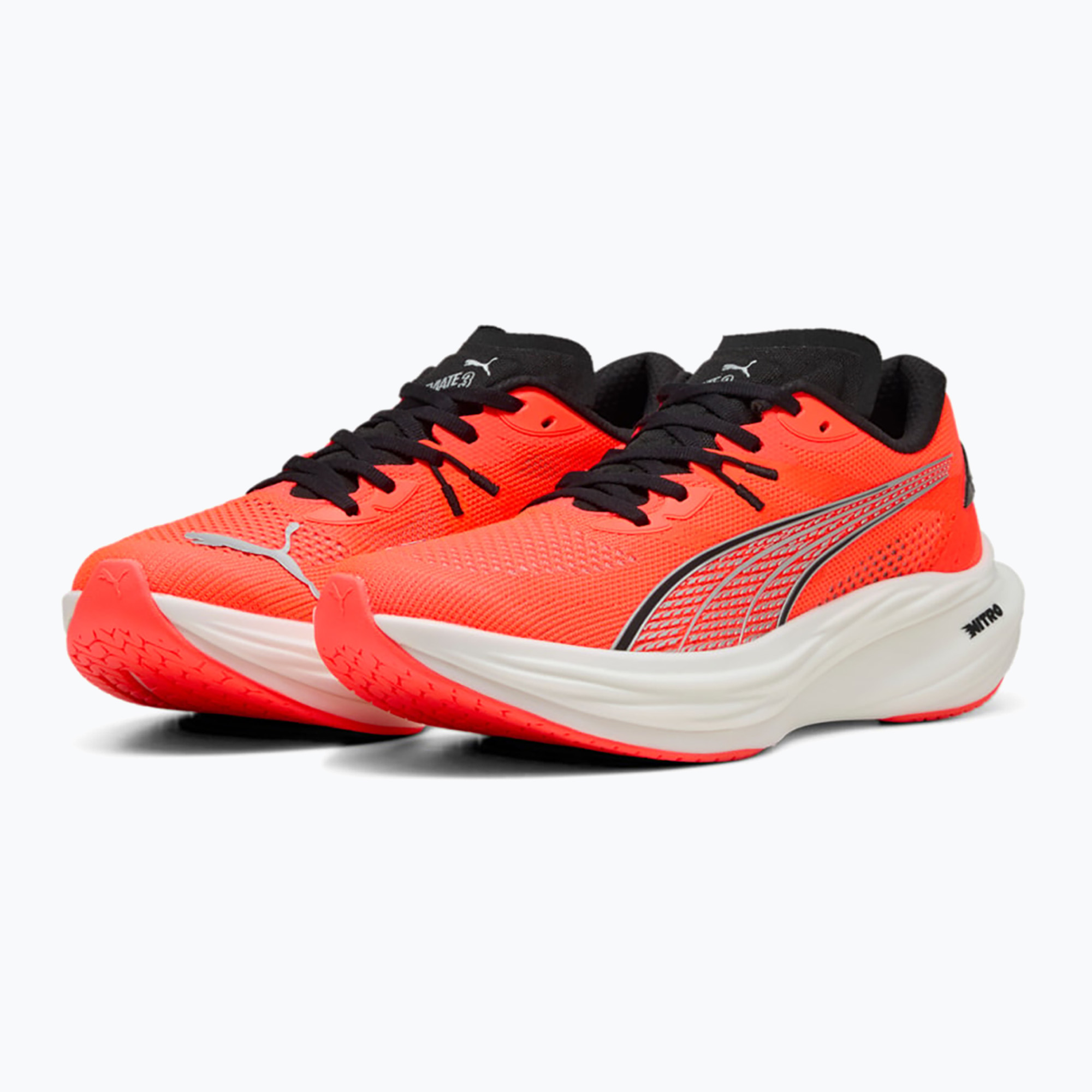 Buty do biegania męskie PUMA Deviate Nitro 3 glowing red/pumaa black 