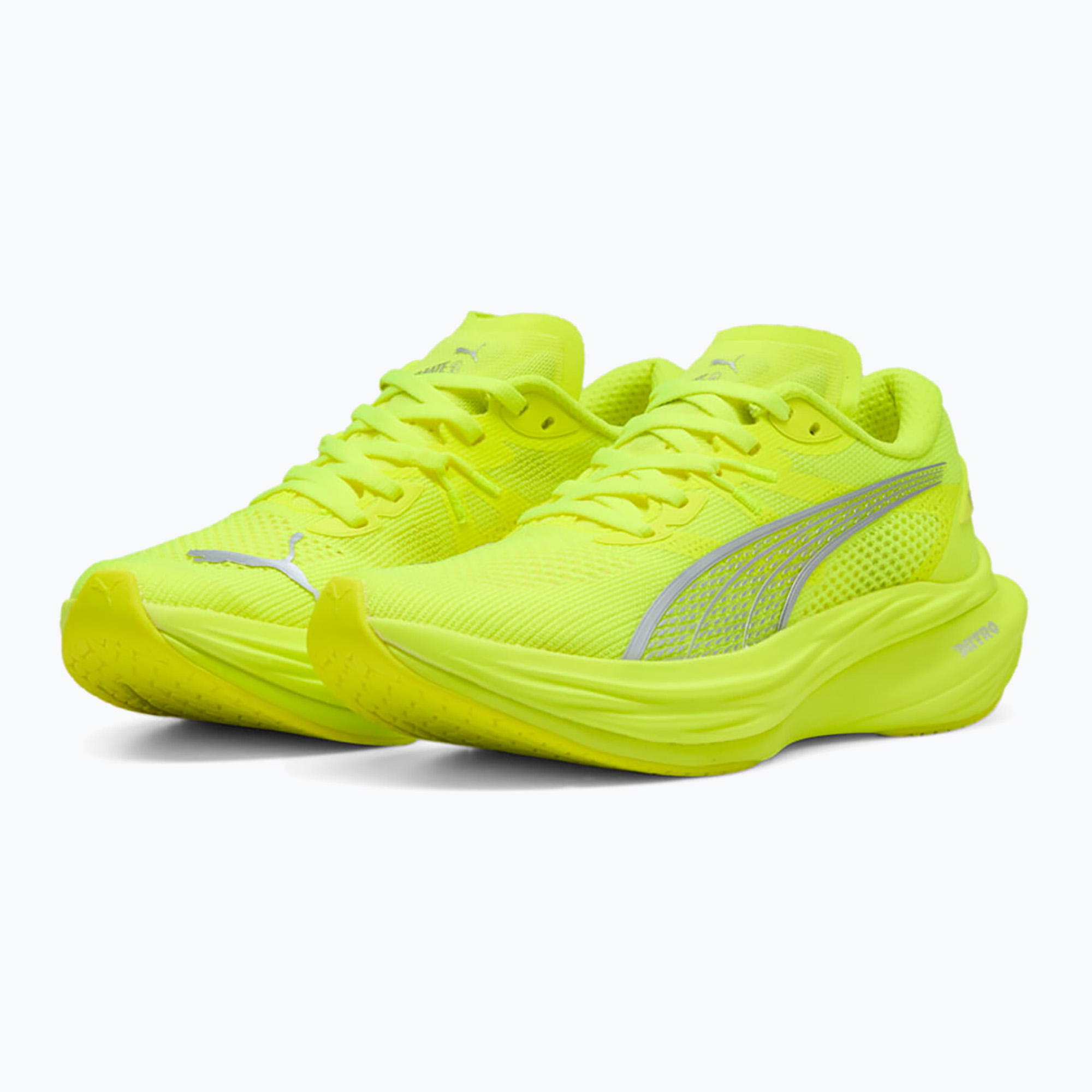 Buty do biegania damskie PUMA Deviate Nitro 3 yellow alert/puma silver | WYSYŁKA W 24H | 30 DNI NA ZWROT