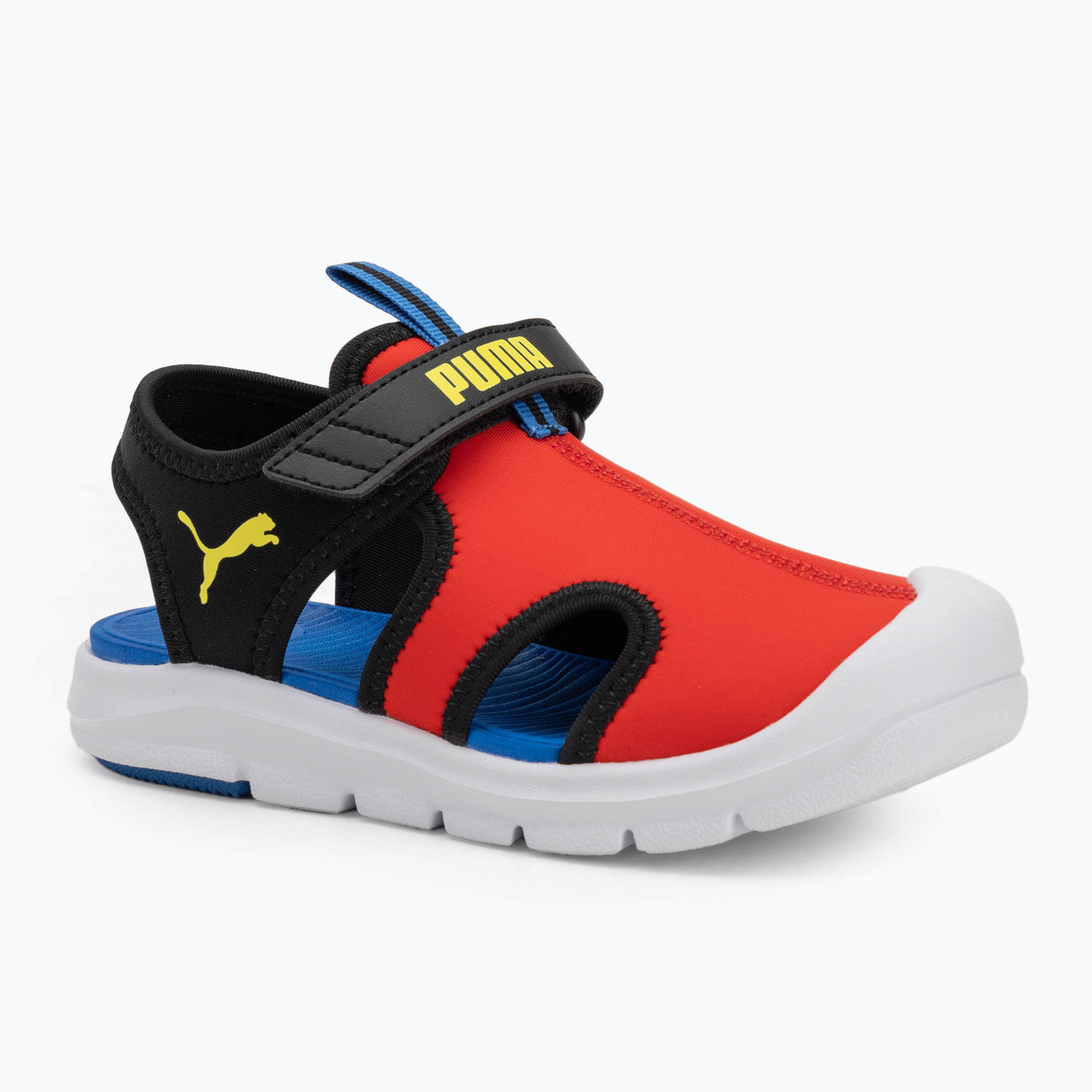 Sandały dziecięce PUMA Fun Racer Sandal V PS for all time red/lemon sherbert/puma black 