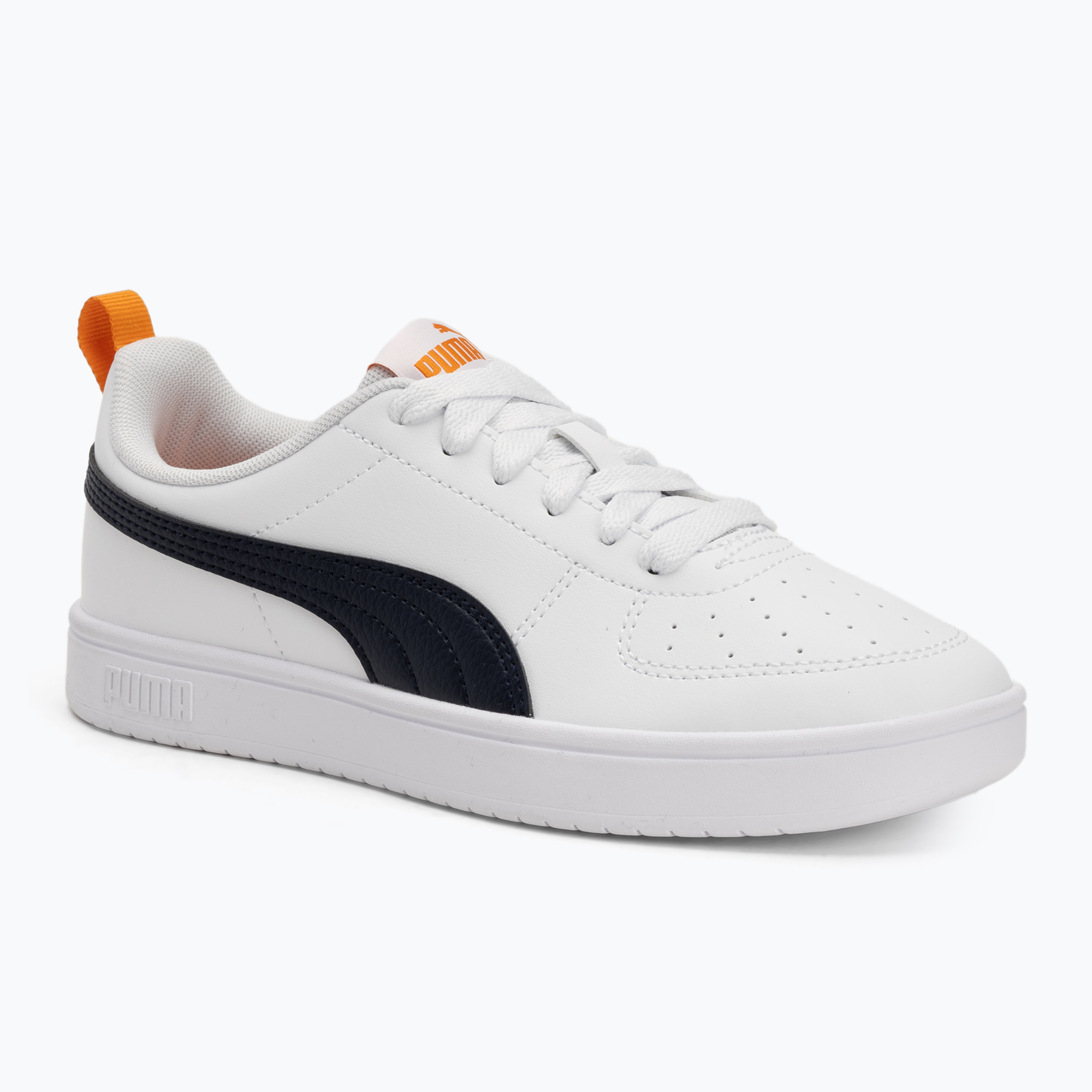 Buty juniorskie PUMA Rickie Jr puma white/new navy/dark poppy | WYSYŁKA W 24H | 30 DNI NA ZWROT