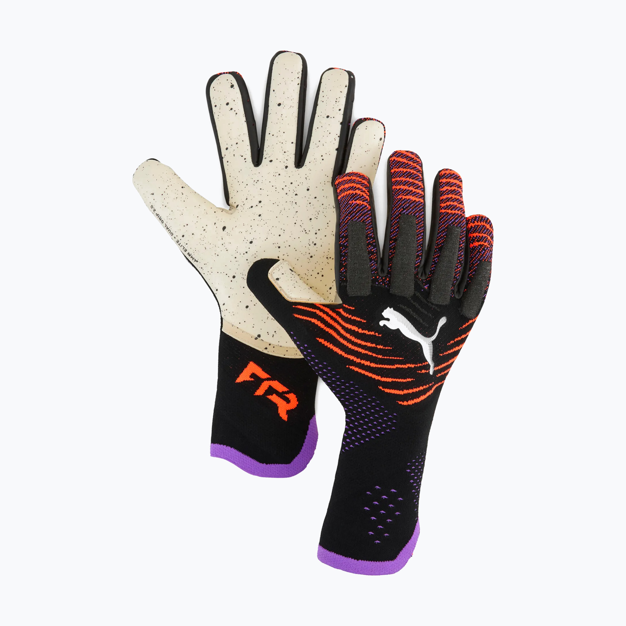 Rękawice bramkarskie PUMA Future Ultimate NC puma black/glowing red/purple glimmer 