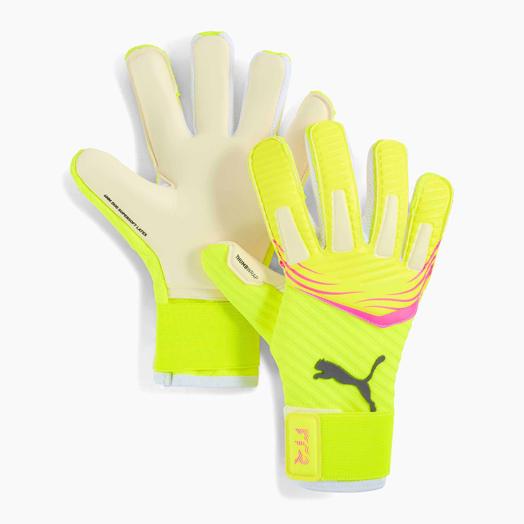 Rękawice bramkarskie PUMA Future Pro Hybrid yellow alert/sunstruck 